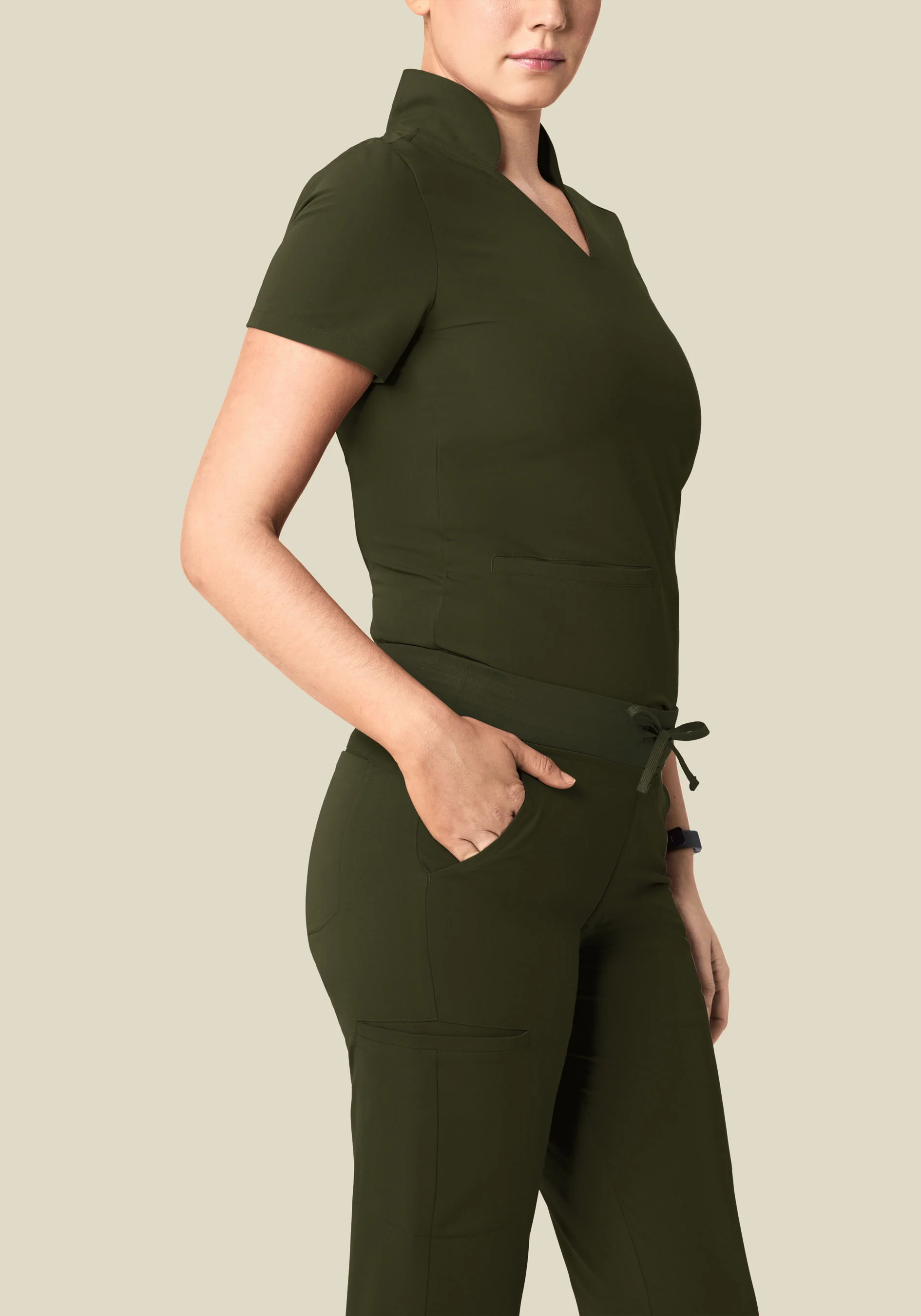 11 Pocket Joggers Olive - Image 3