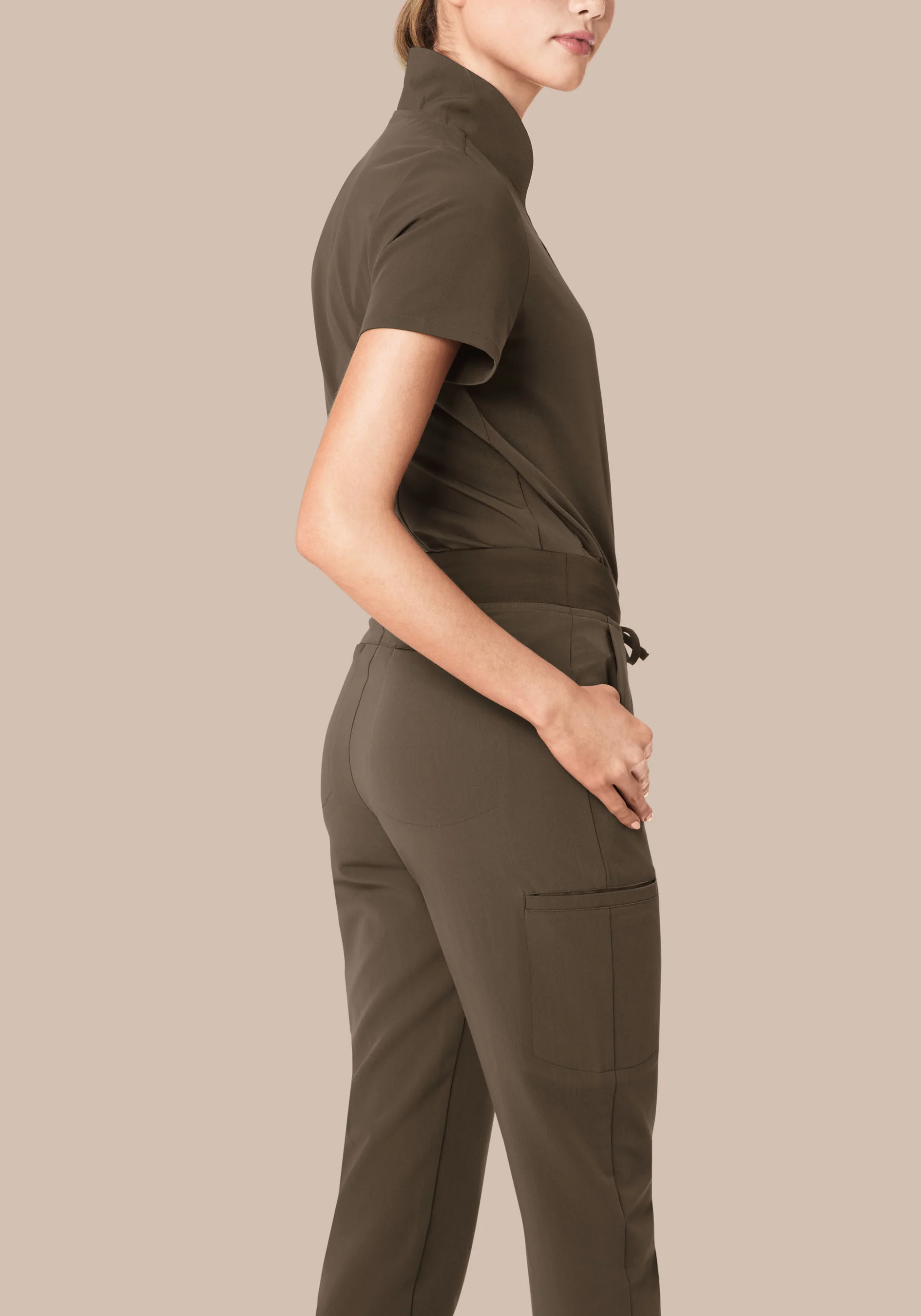 11 Pocket Joggers Truffle - Image 3