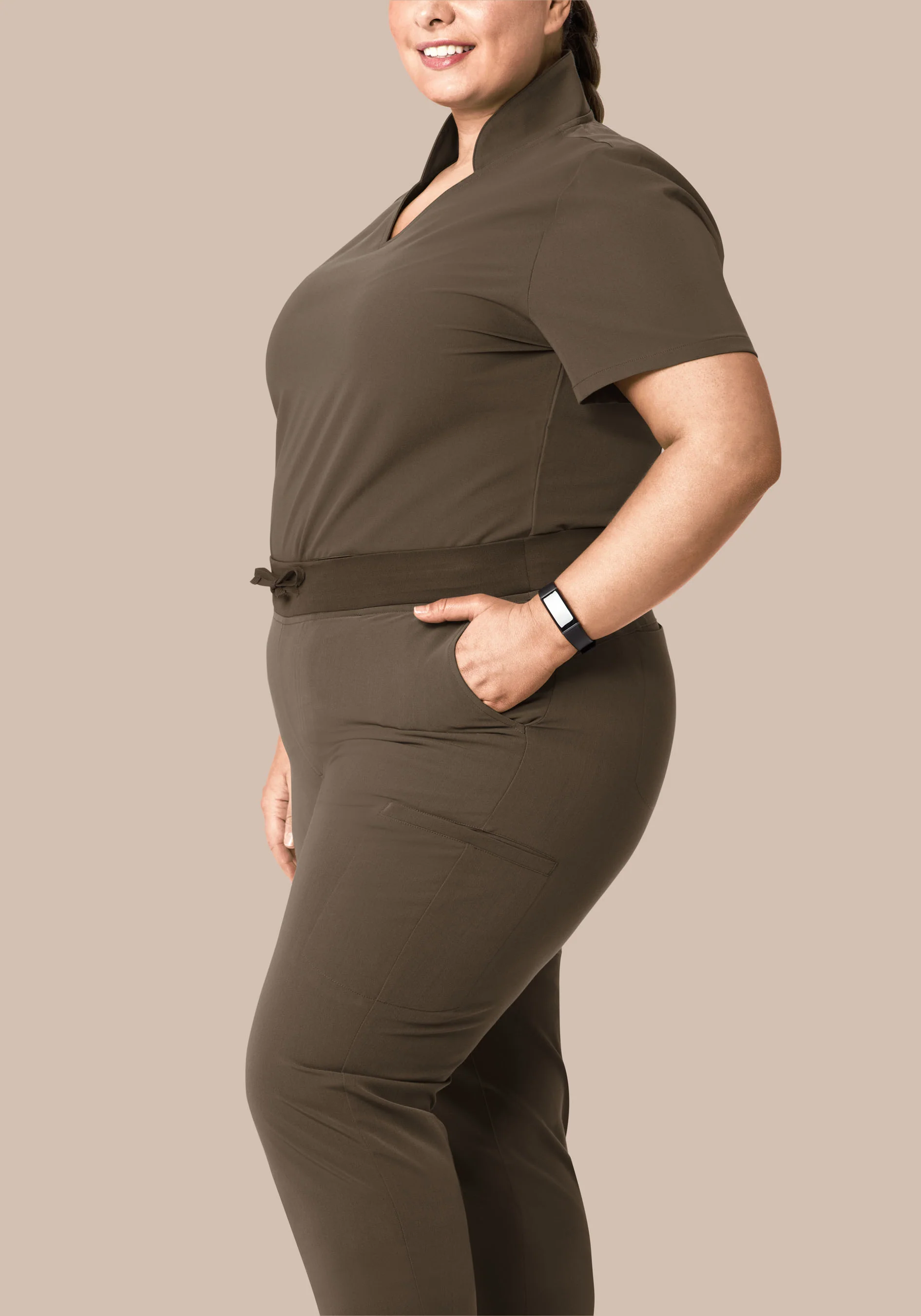11 Pocket Joggers Truffle - Image 5