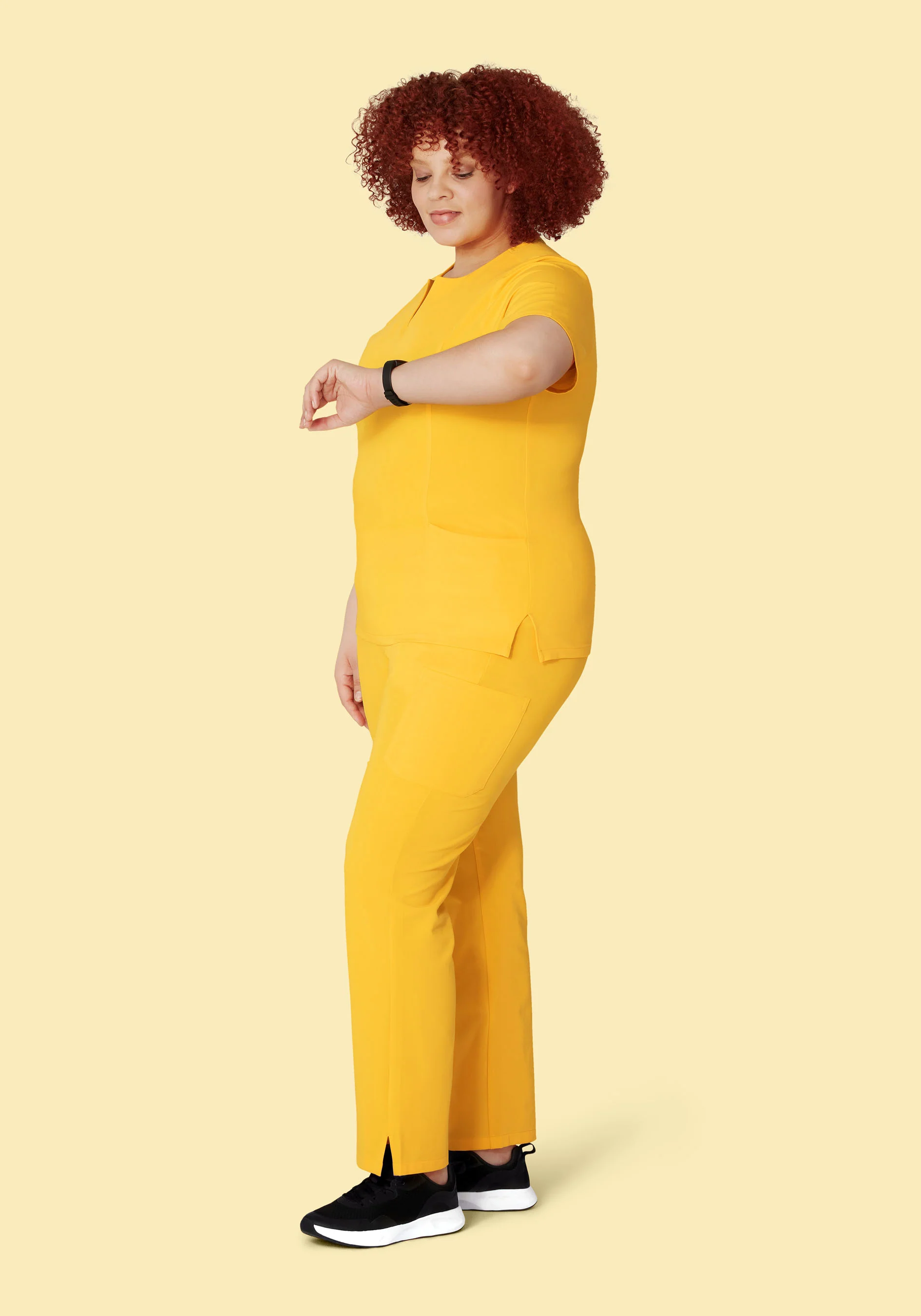 5 Pocket Notch Neck Top Daffodil - Image 7