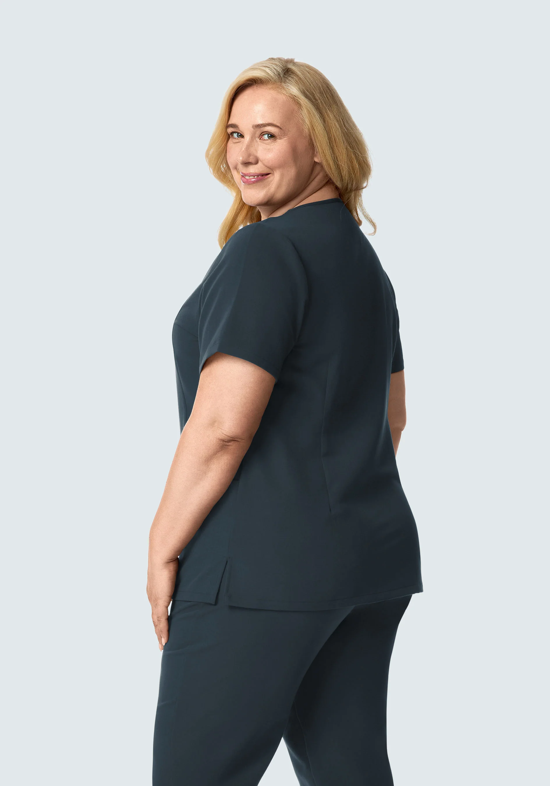 5 Pocket Notch Neck Top Dark Harbor - Image 7