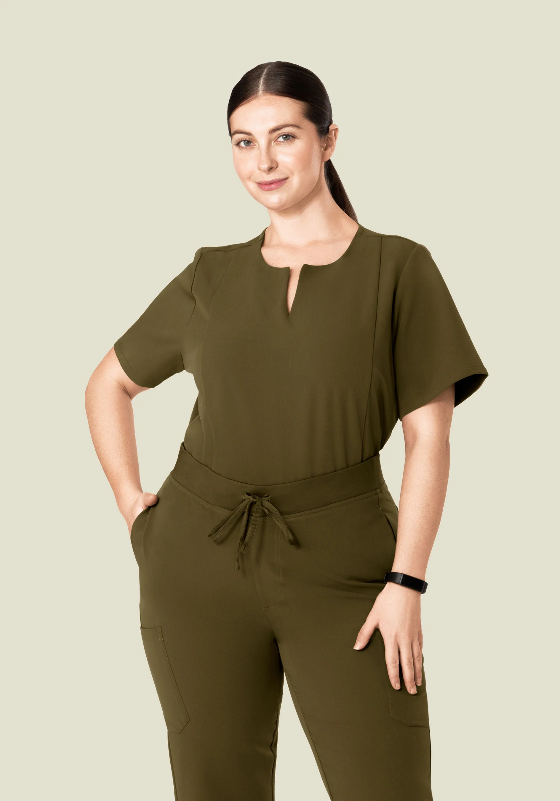 5 Pocket Notch Neck Top Manzanilla - Image 6