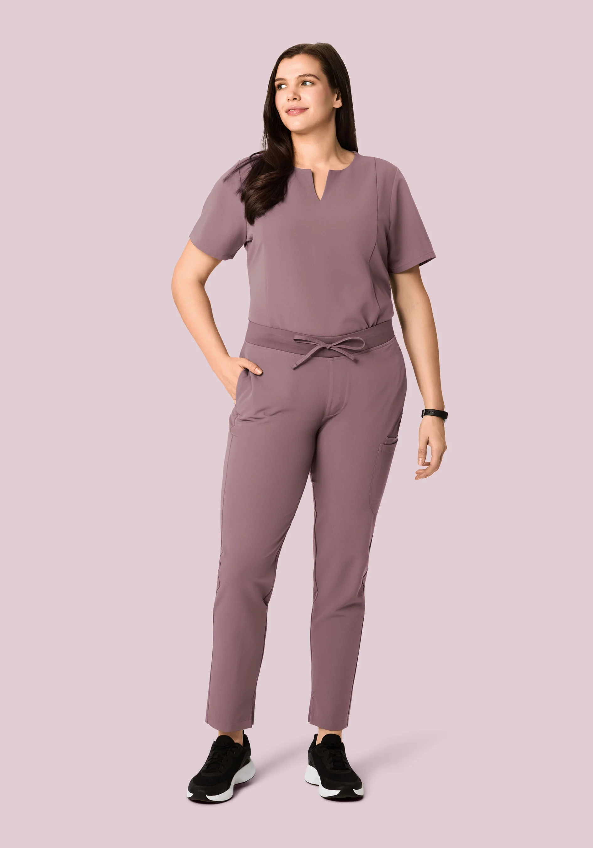 5 Pocket Notch Neck Top Moondust - Image 6