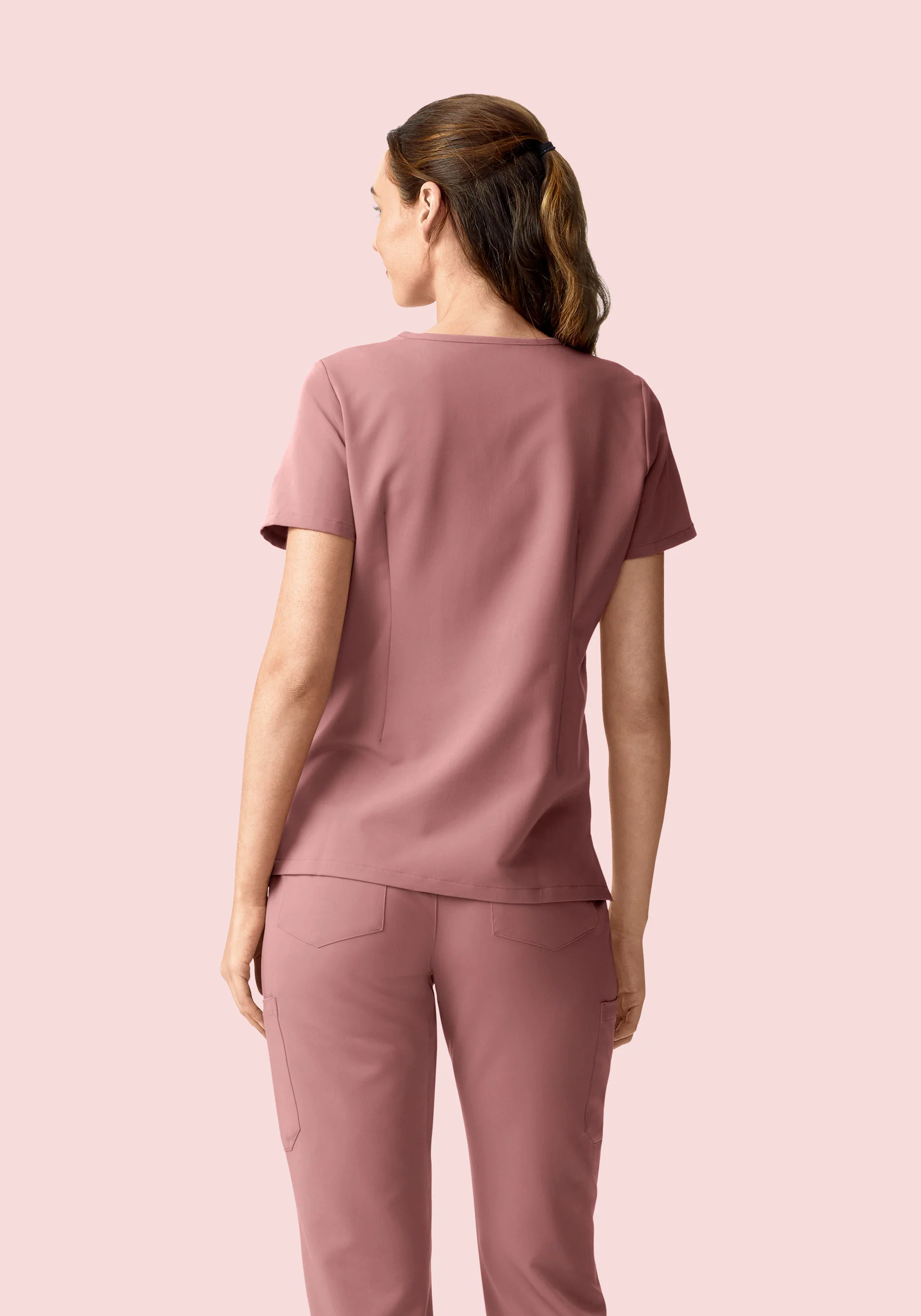 5 Pocket Notch Neck Top Sienna - Image 4