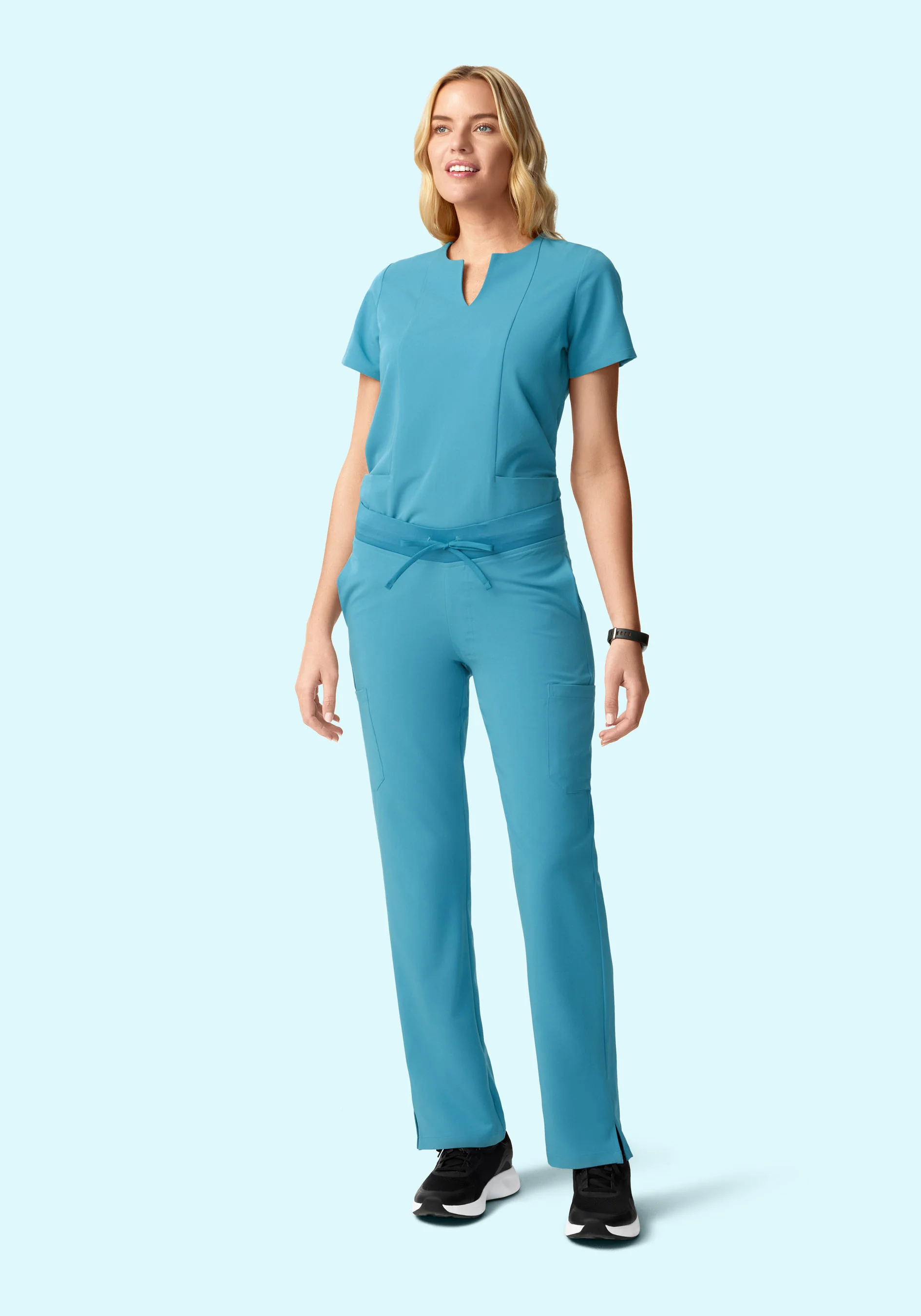 5 Pocket Notch Neck Top Wave - Image 5