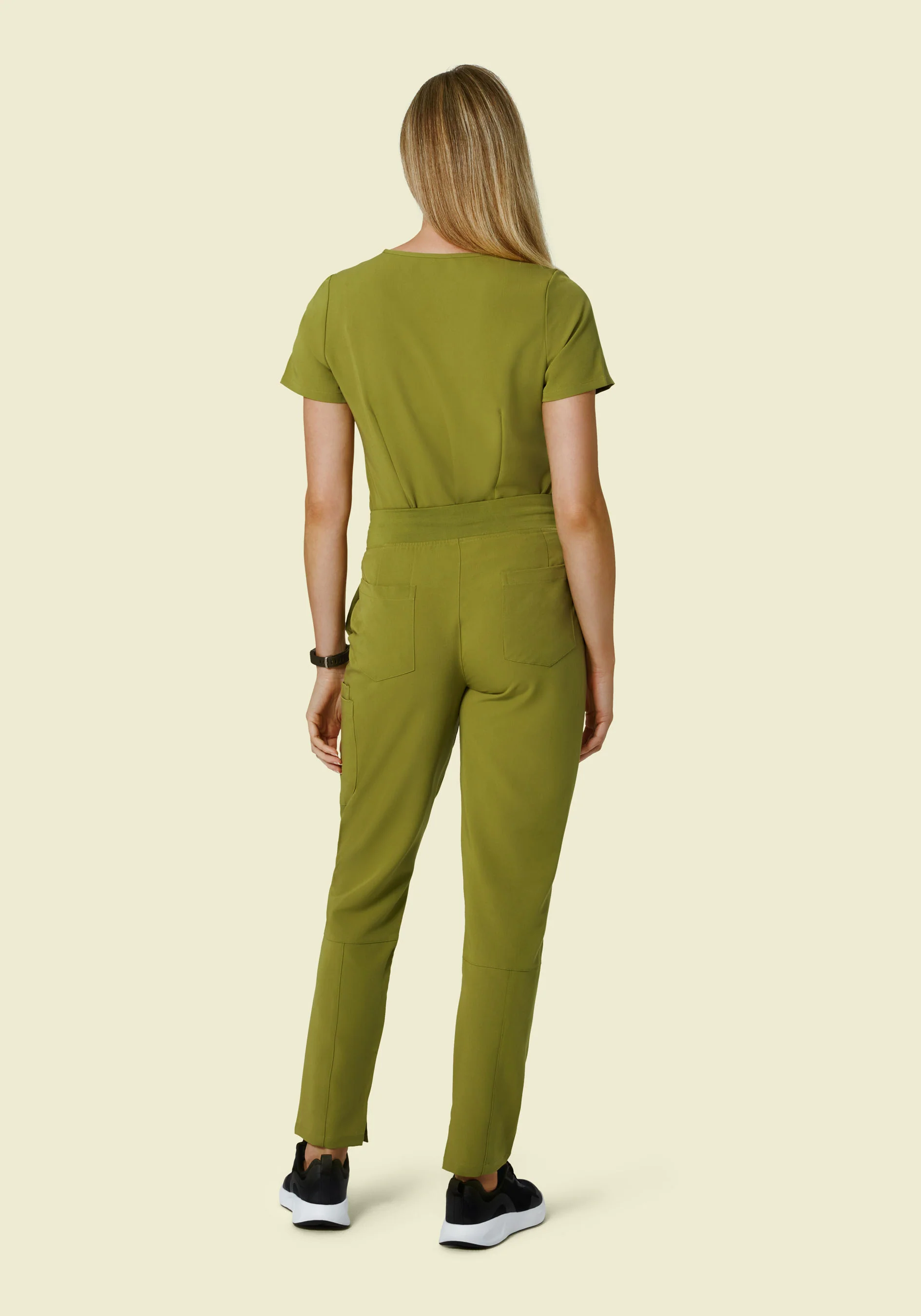 6 Pocket Slim Pants Avocado - Image 4