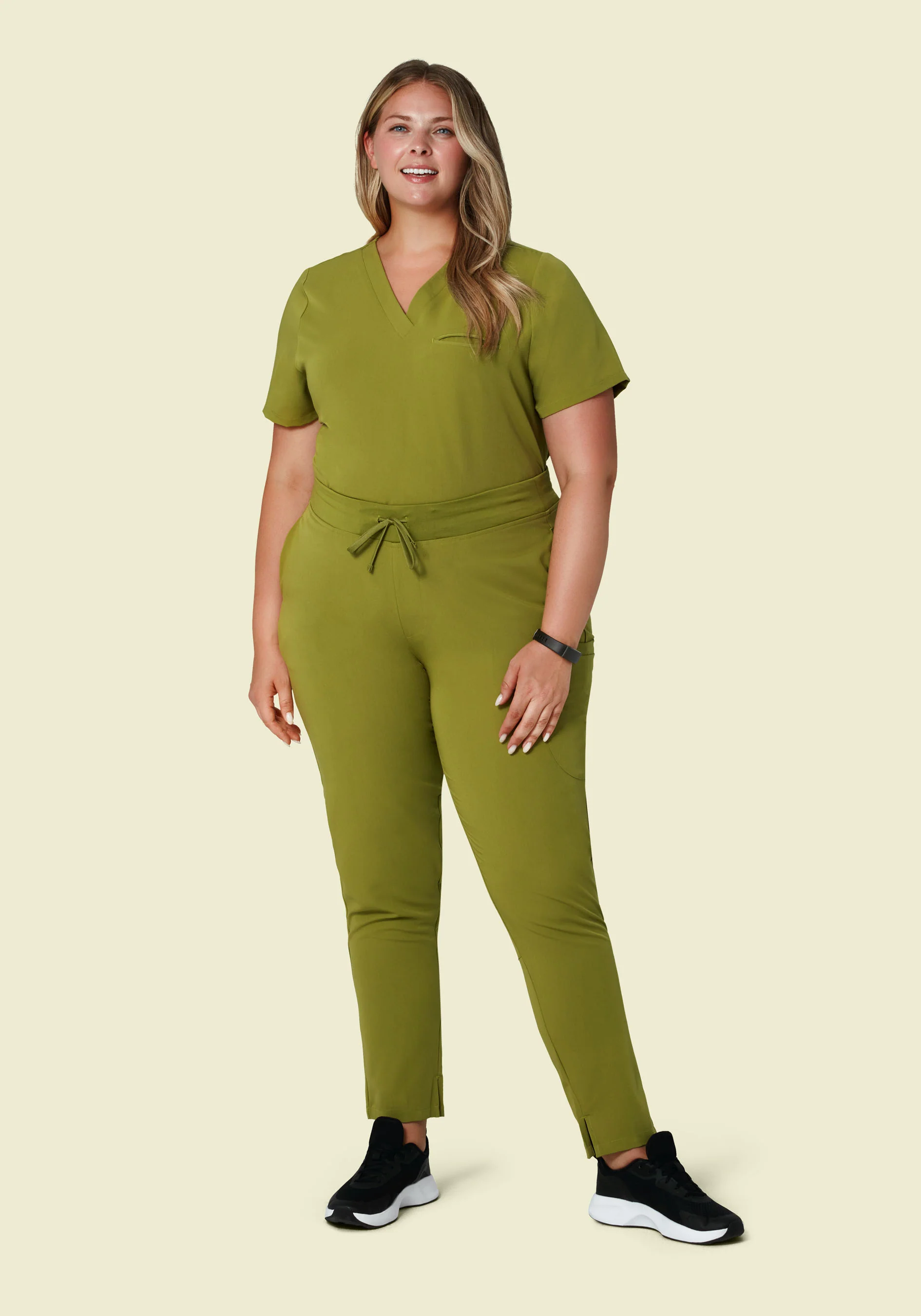 6 Pocket Slim Pants Avocado - Image 5