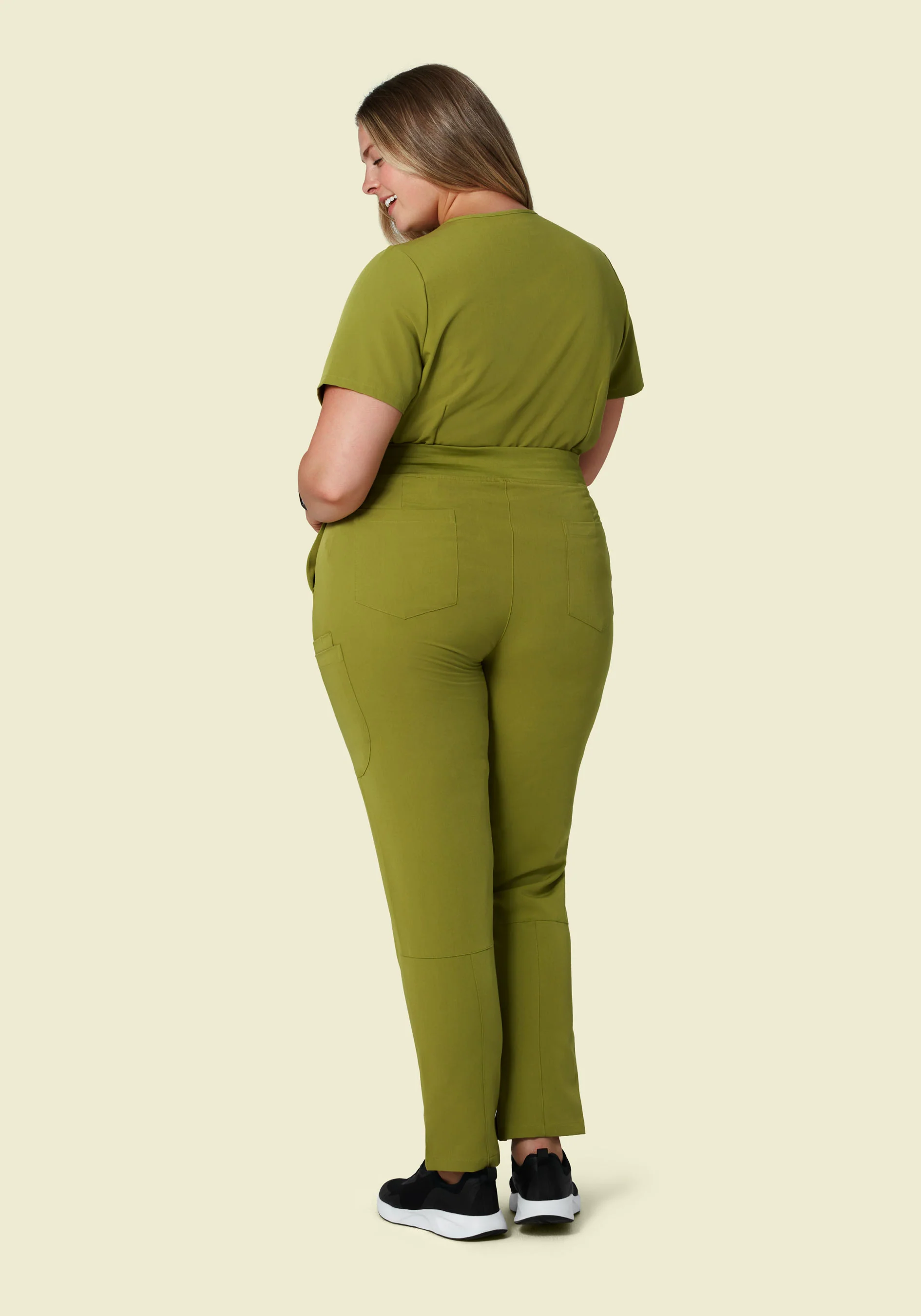 6 Pocket Slim Pants Avocado - Image 7