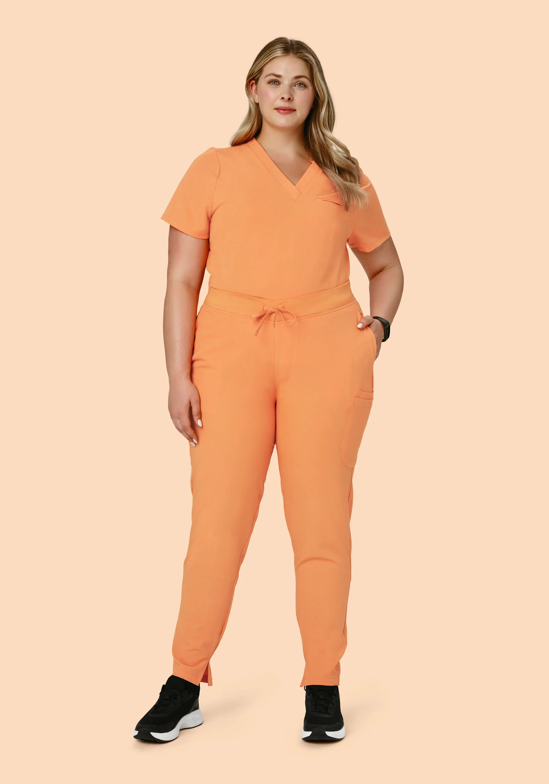 6 Pocket Slim Pants Cantaloupe - Image 5