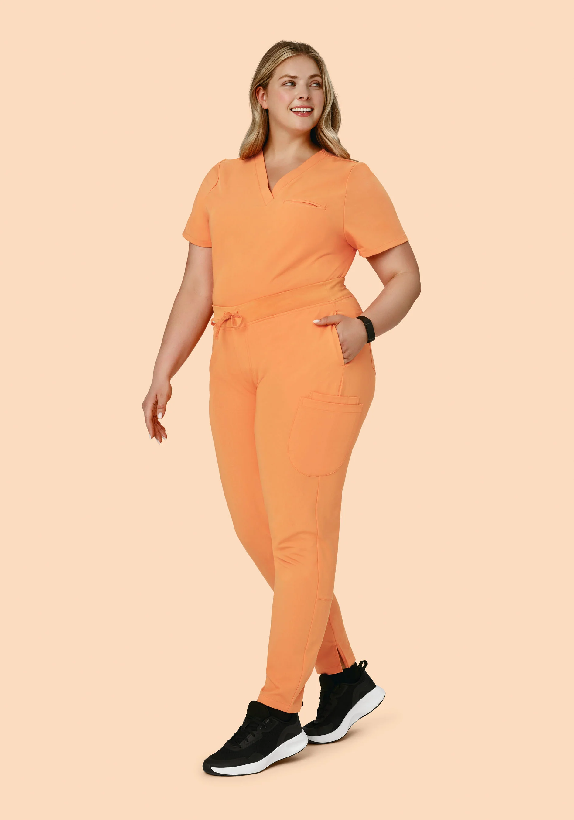 6 Pocket Slim Pants Cantaloupe - Image 7