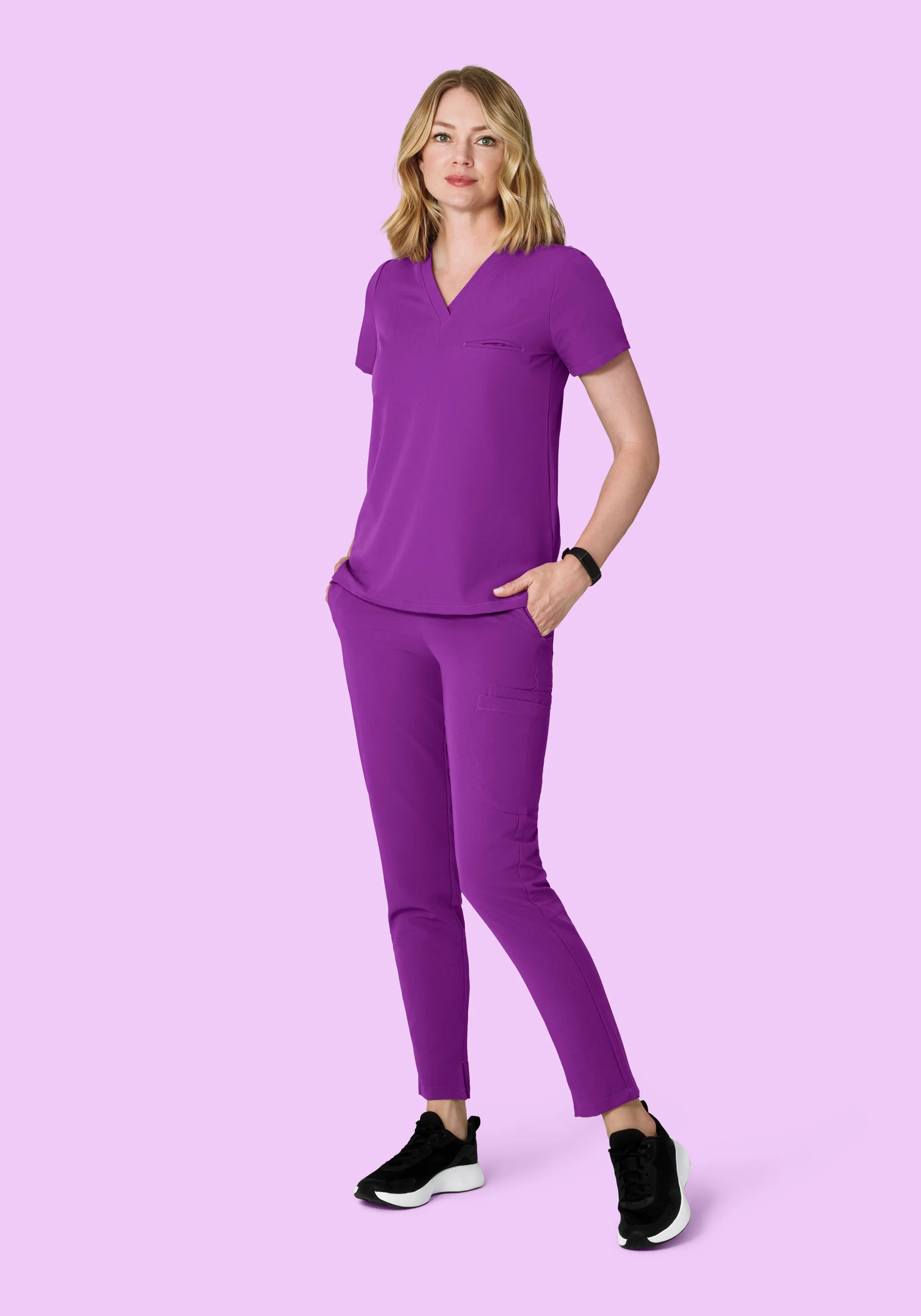 6 Pocket Slim Pants Cyber Grape - Image 4