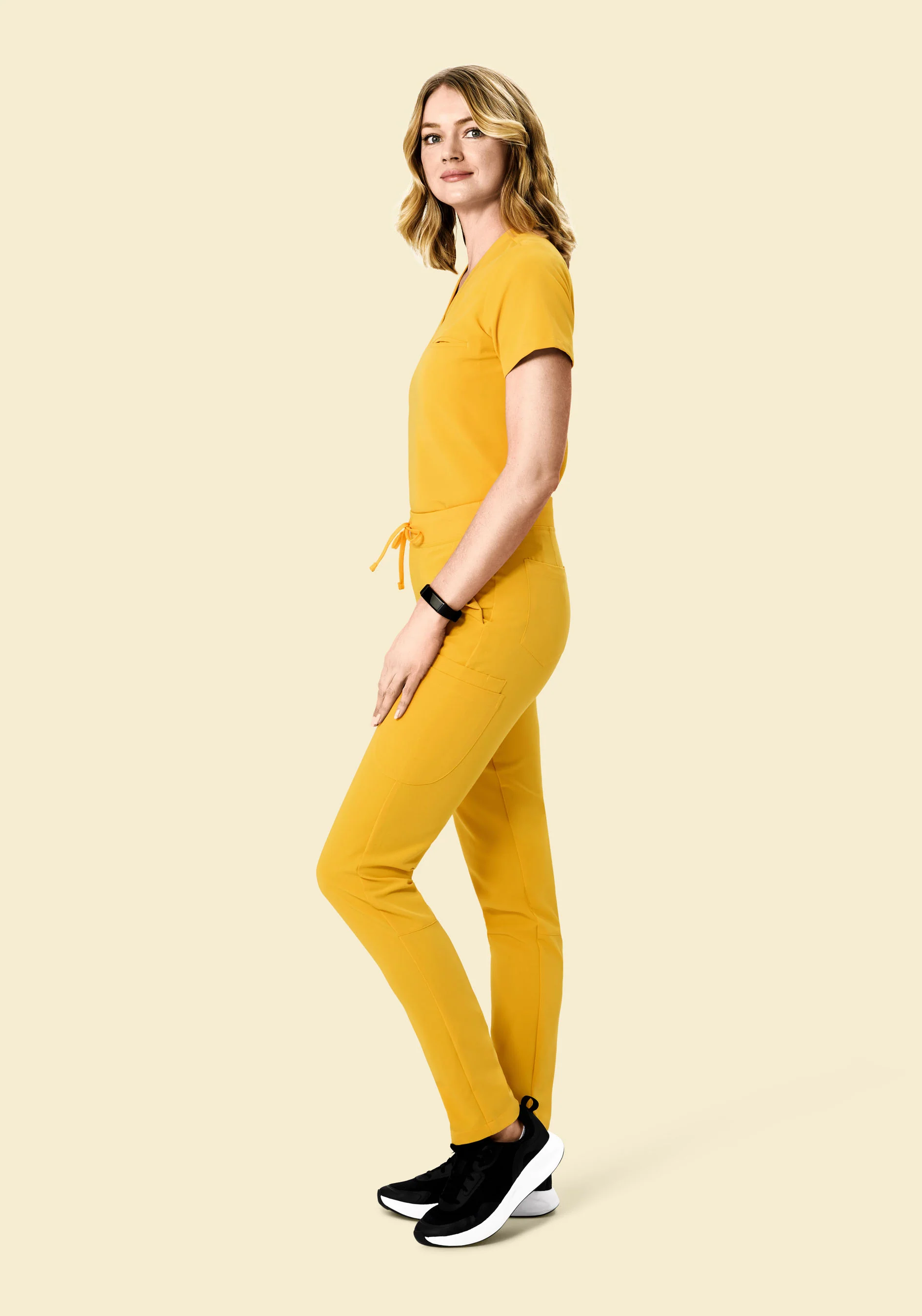 6 Pocket Slim Pants Dijon - Image 5