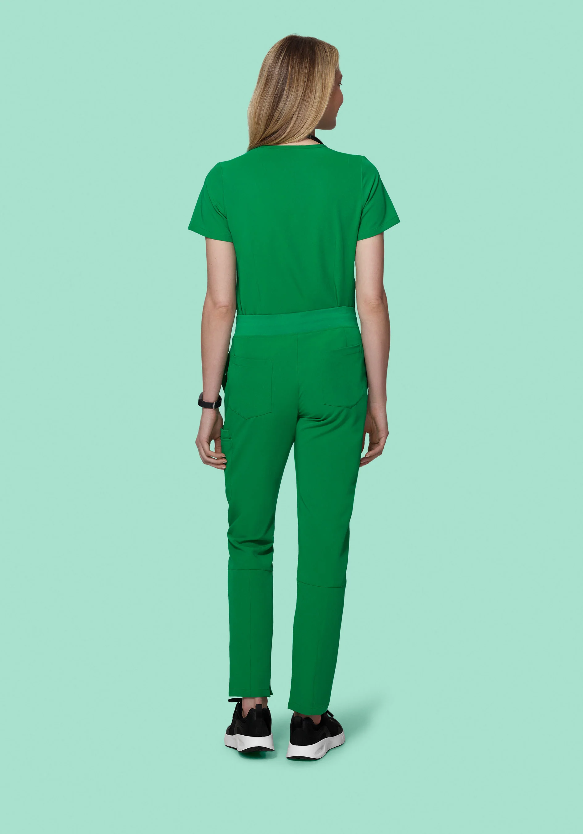 6 Pocket Slim Pants Emerald - Image 5