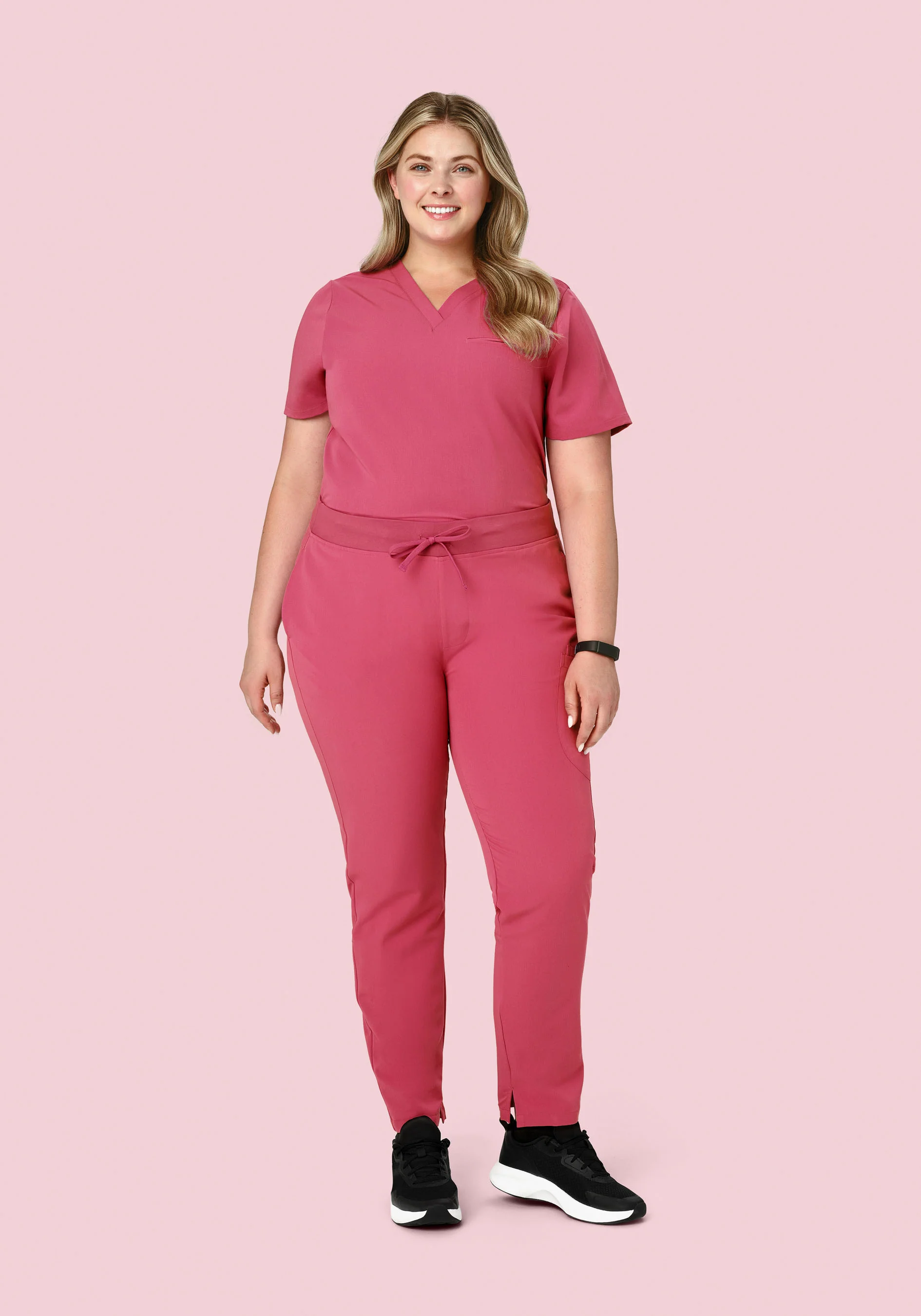 6 Pocket Slim Pants Jaipur Pink - Image 3