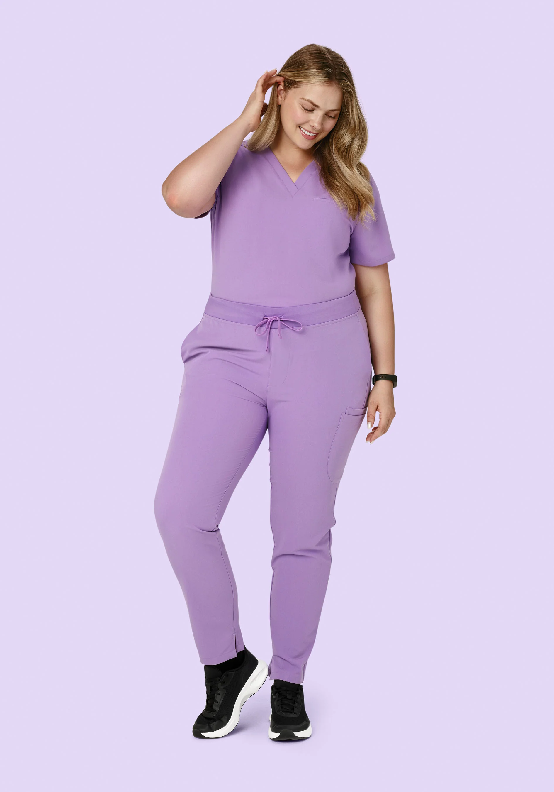 6 Pocket Slim Pants Lavender - Image 7