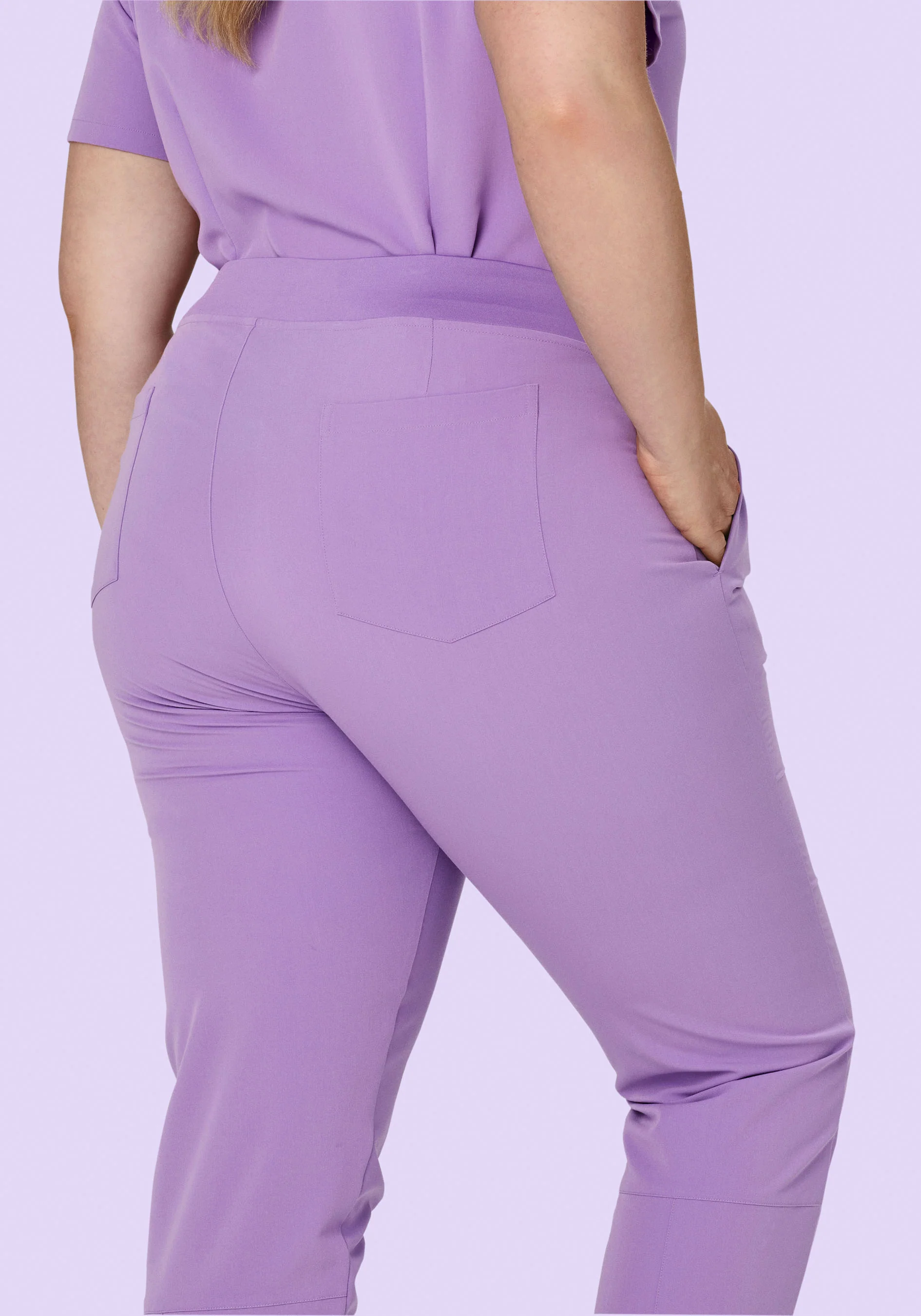 6 Pocket Slim Pants Lavender - Image 8