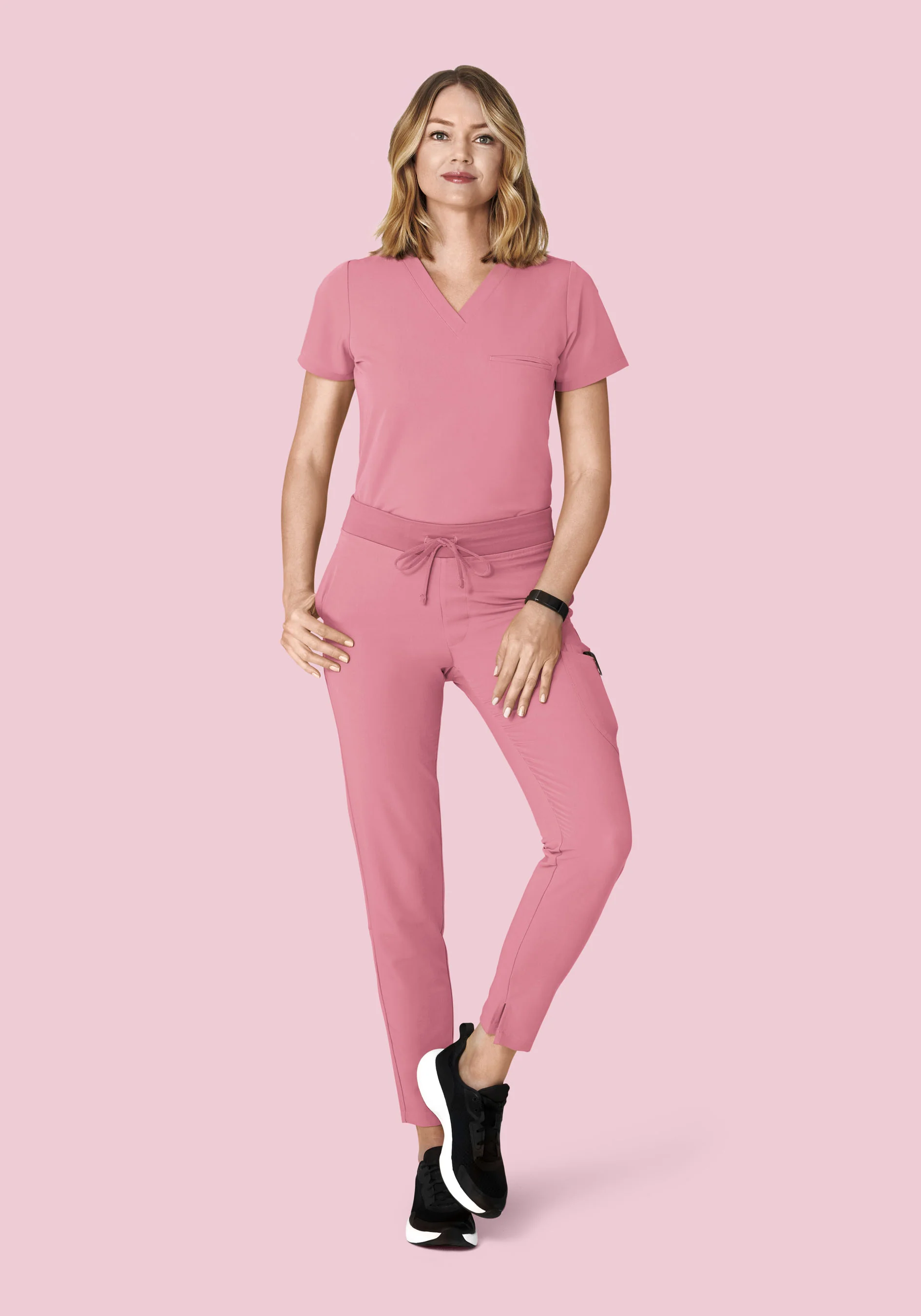 6 Pocket Slim Pants Rosé - Image 2