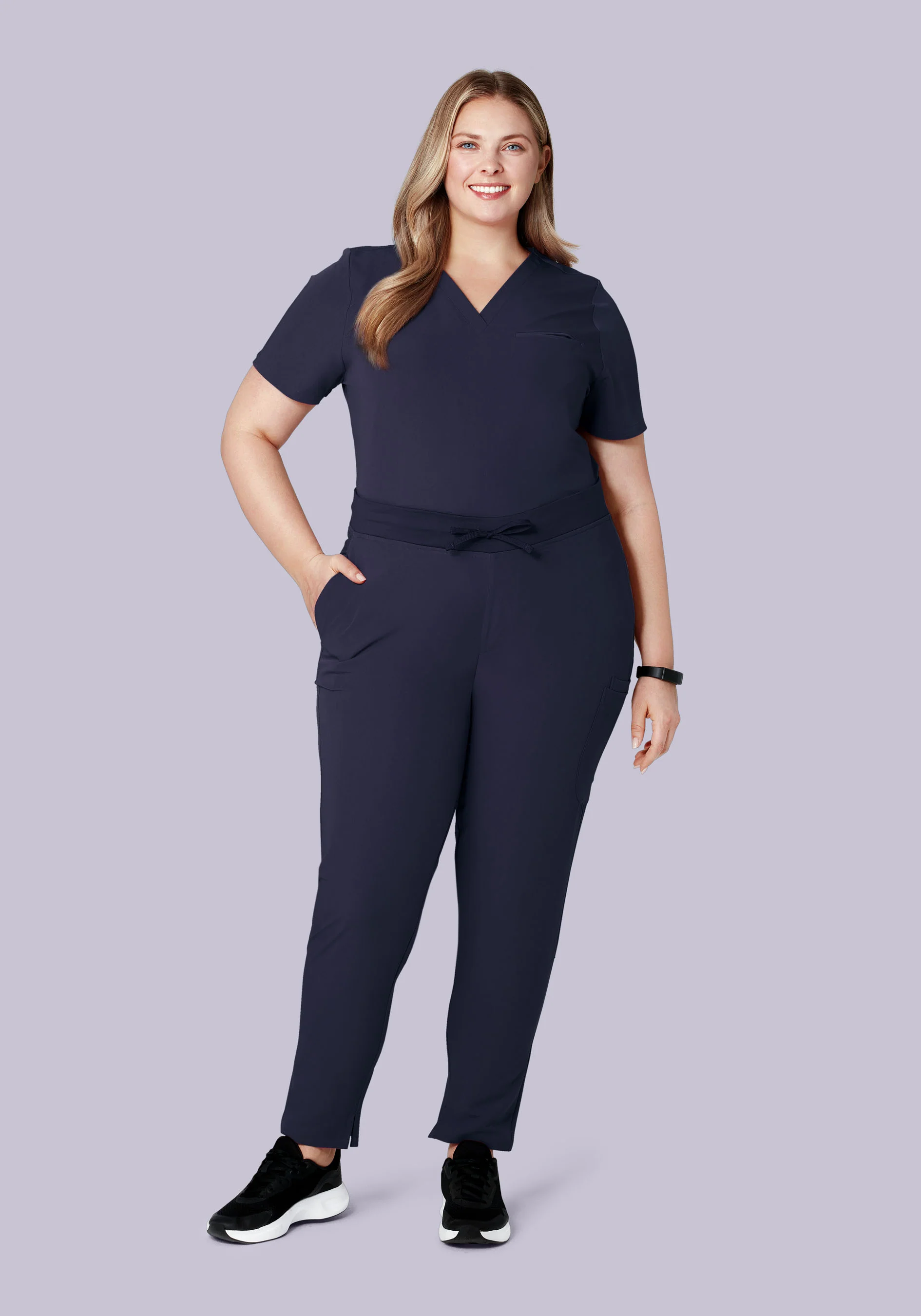 6 Pocket Slim Pants Steel - Image 4