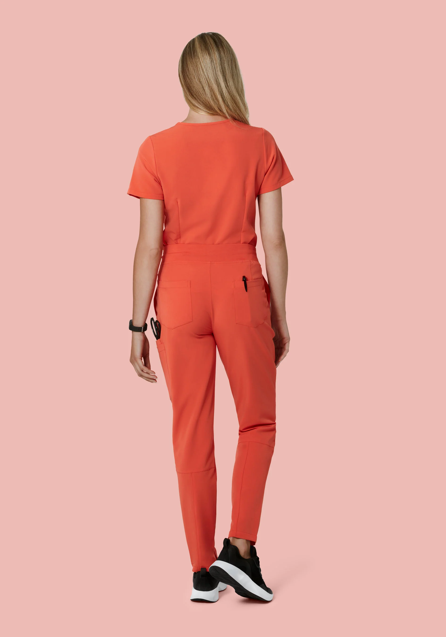 6 Pocket Slim Pants Terracotta - Image 5