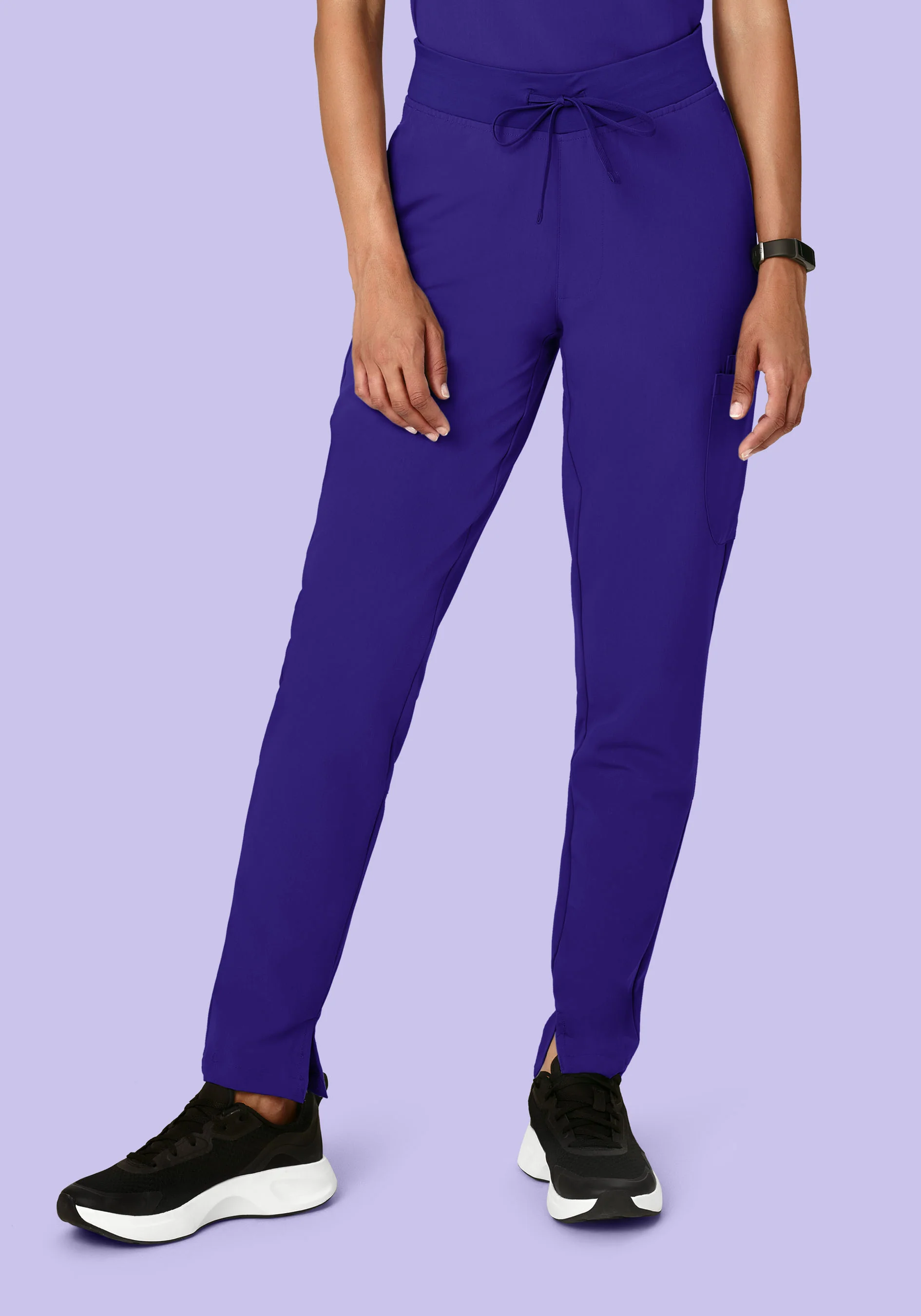 6 Pocket Slim Pants True Grape