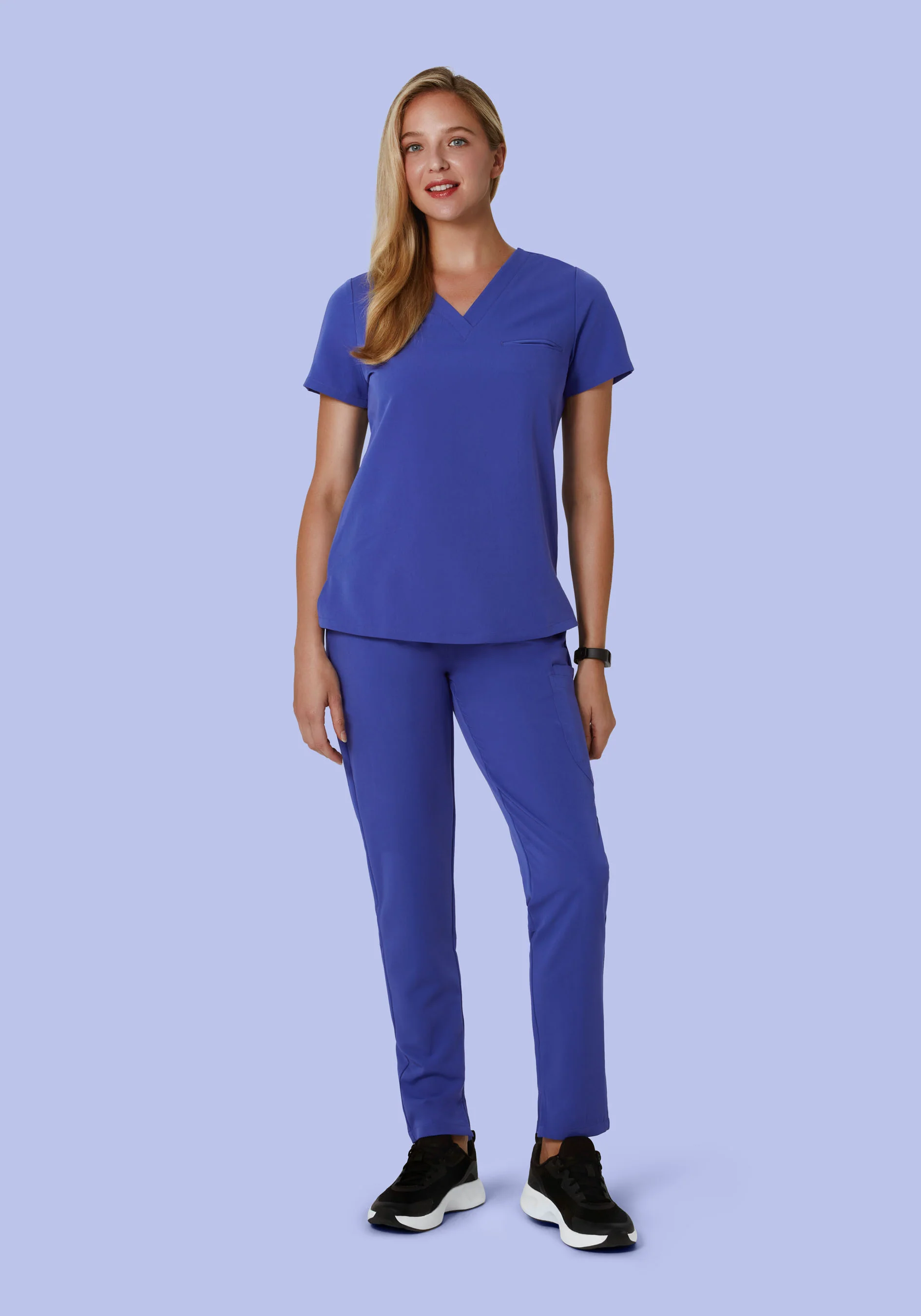 6 Pocket Slim Pants Very Peri - Image 3