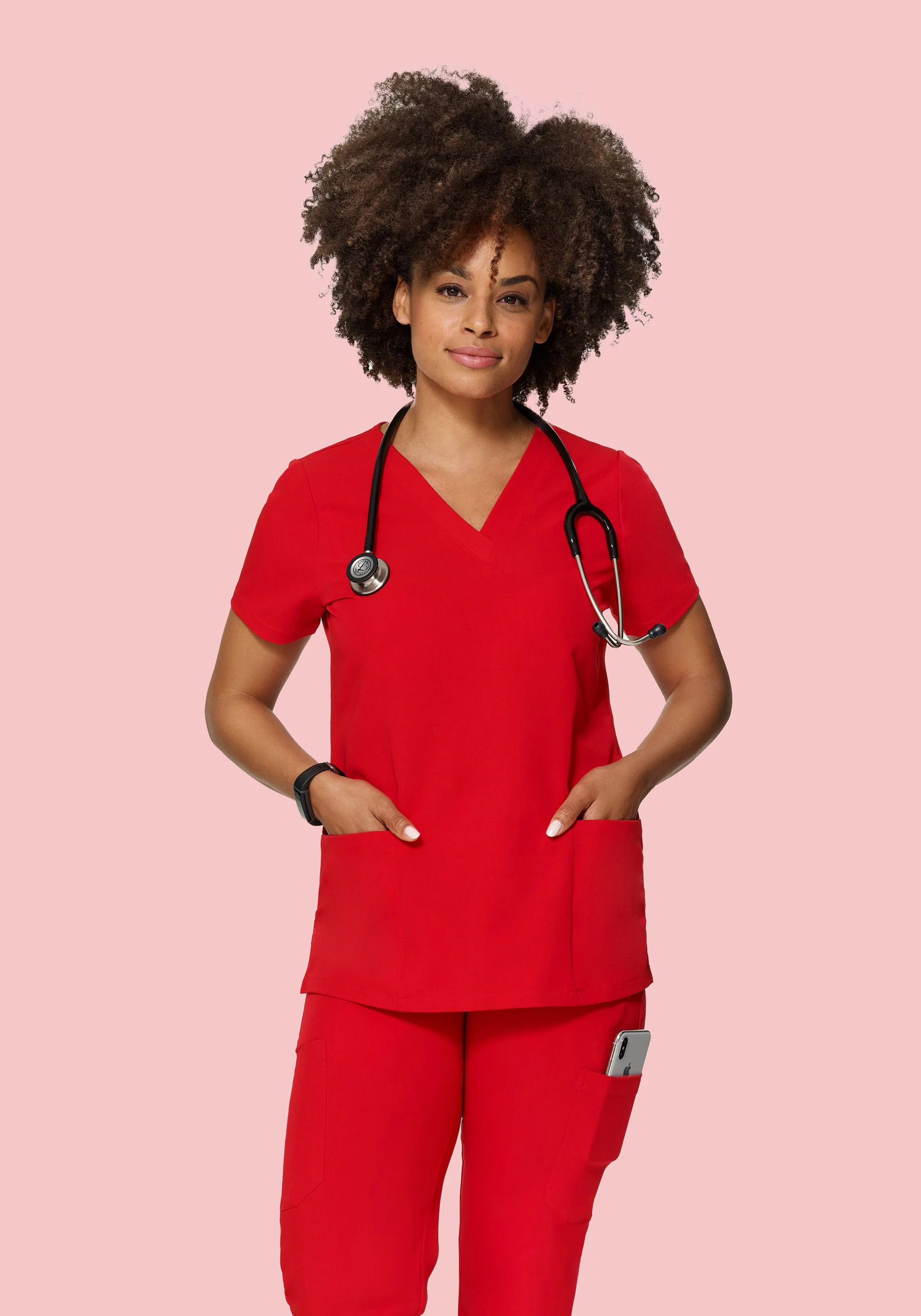 6 Pocket Top Candy Red - Image 4