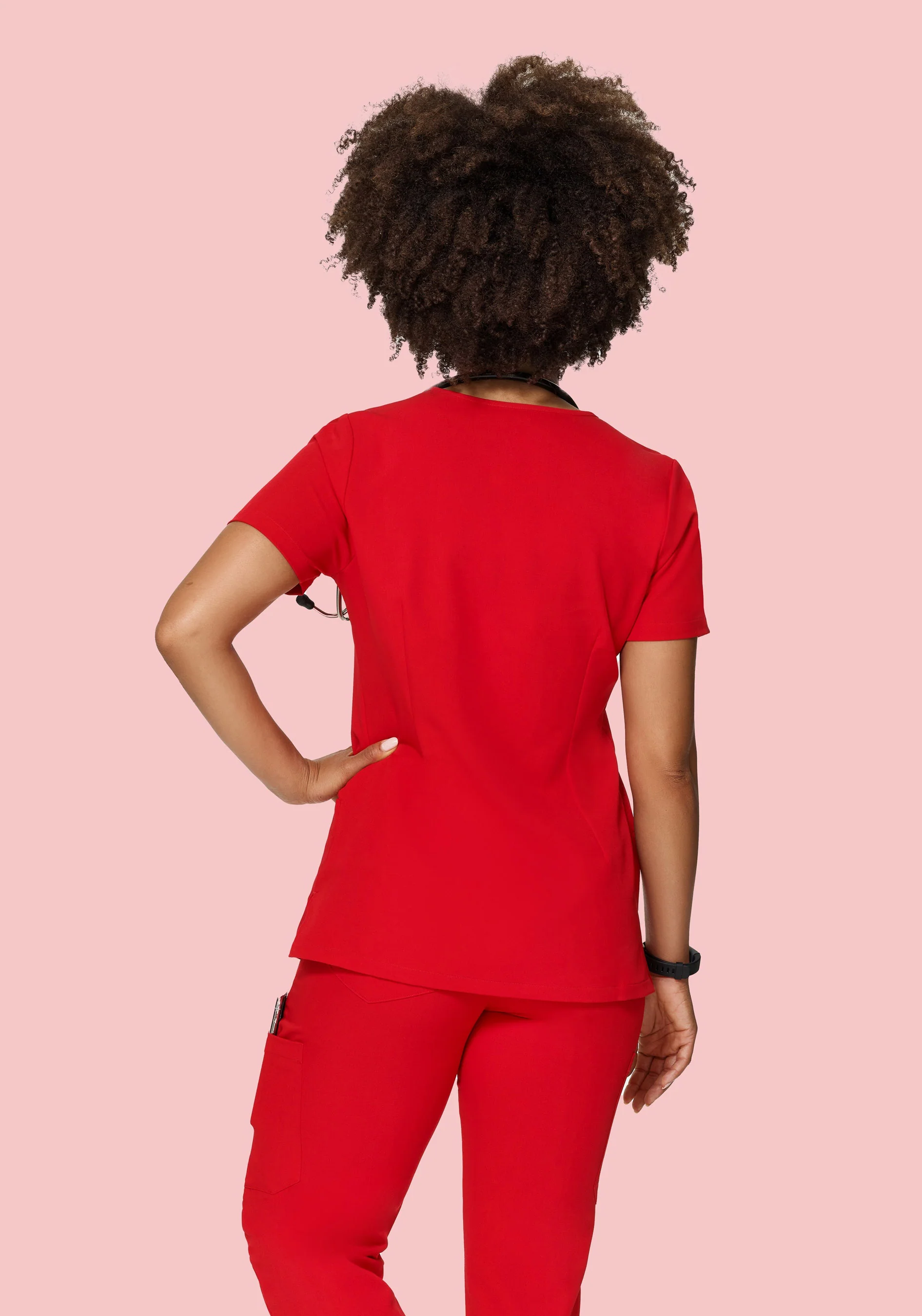 6 Pocket Top Candy Red - Image 5