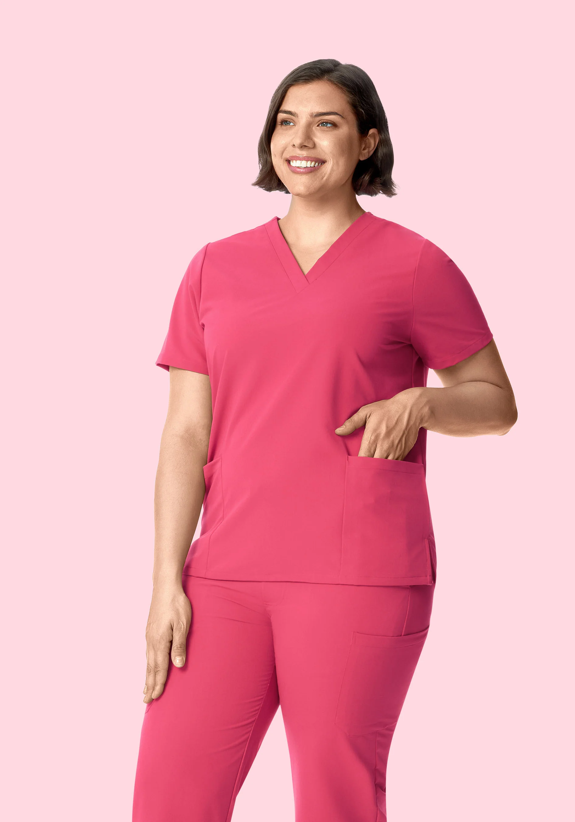 6 Pocket Top Carmine - Image 4