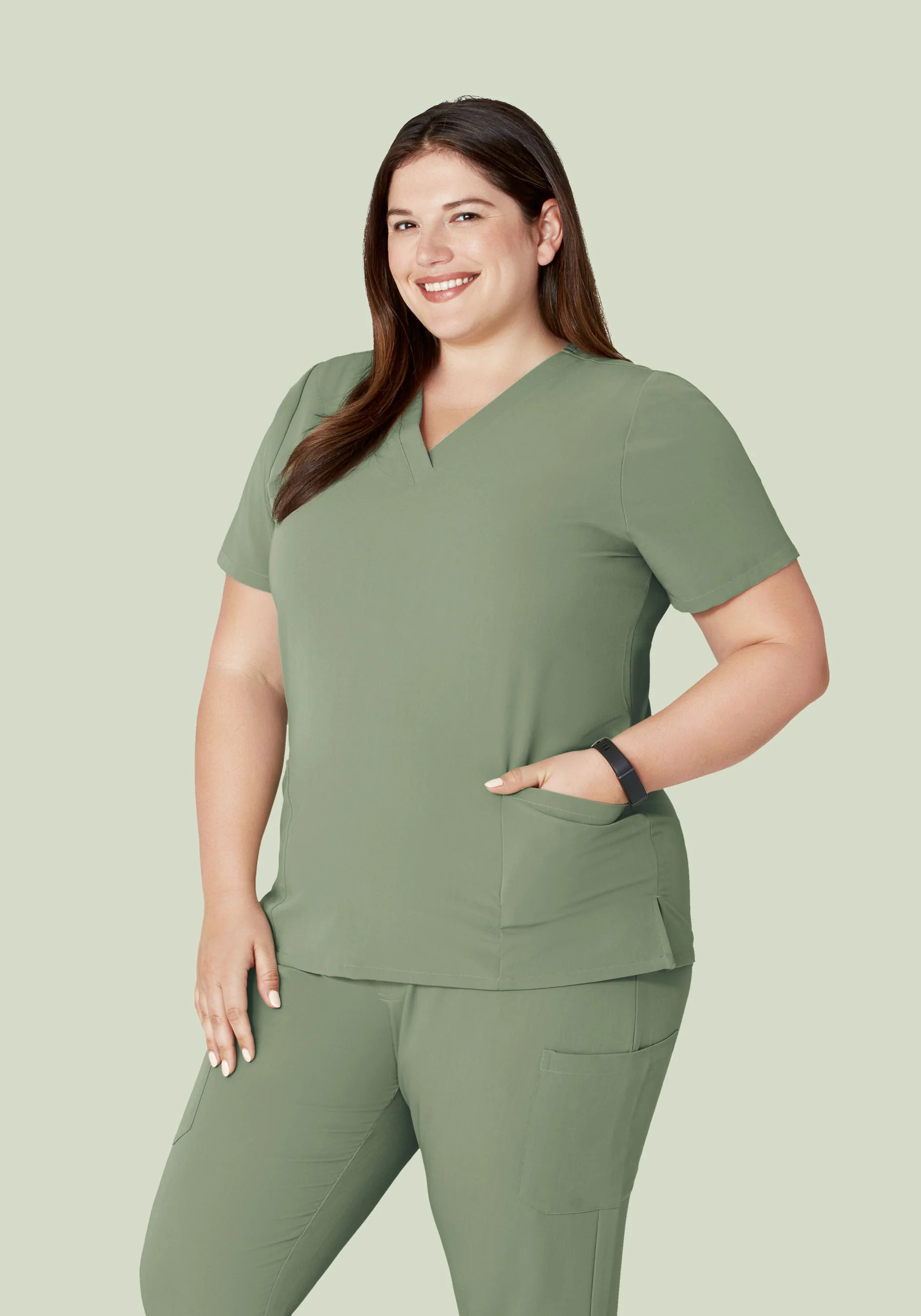6 Pocket Top Cool Sage - Image 7