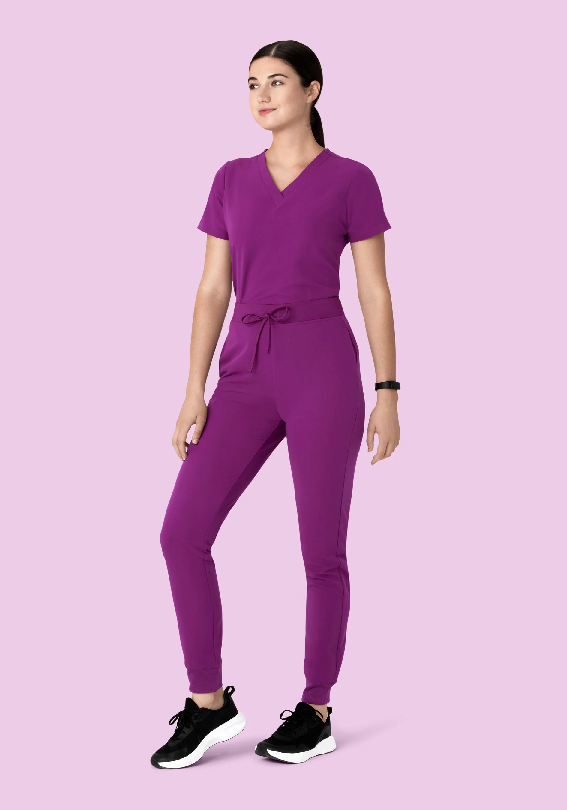 6 Pocket Top Dark Orchid - Image 3
