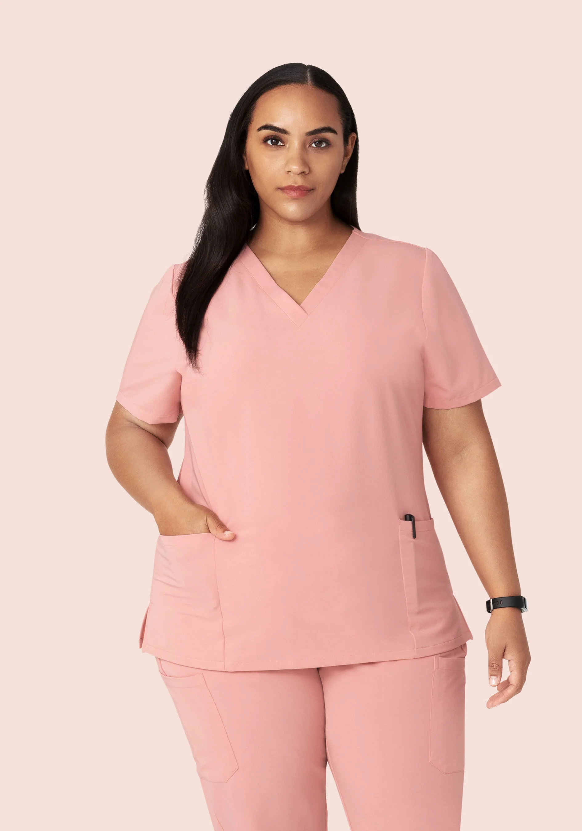 6 Pocket Top Dusty Pink - Image 5