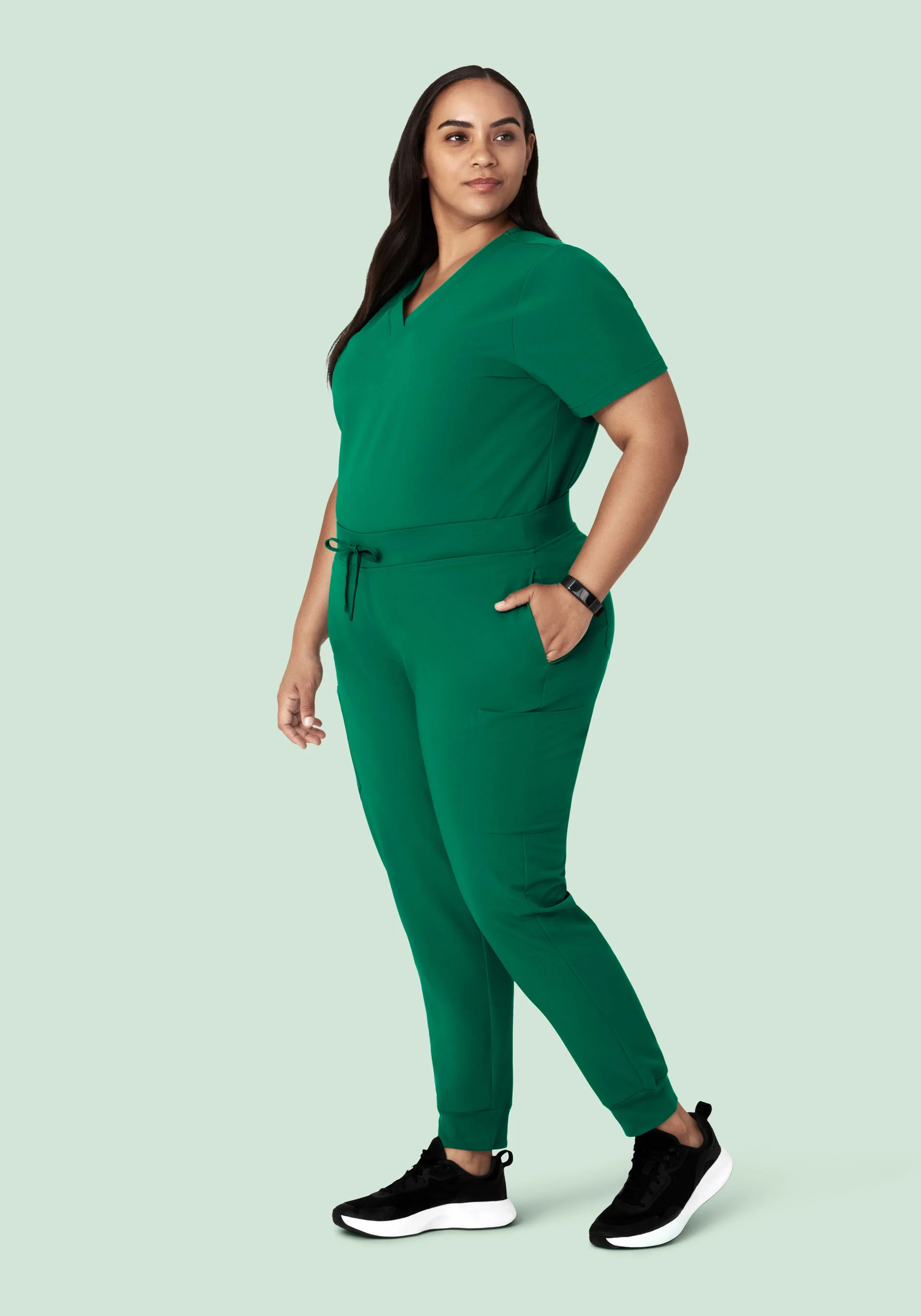 6 Pocket Top Envy Green - Image 6