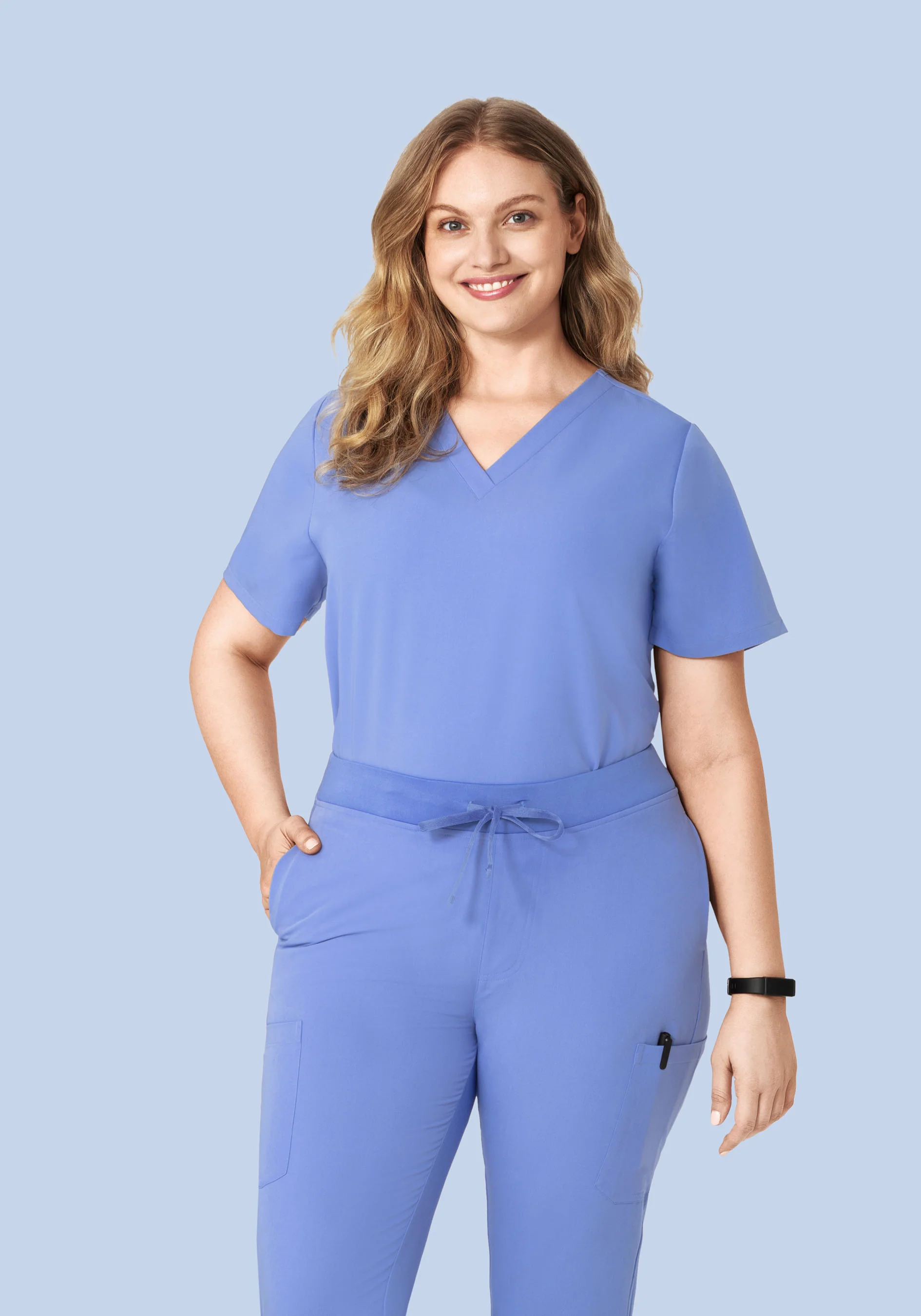 6 Pocket Top French Blue - Image 6