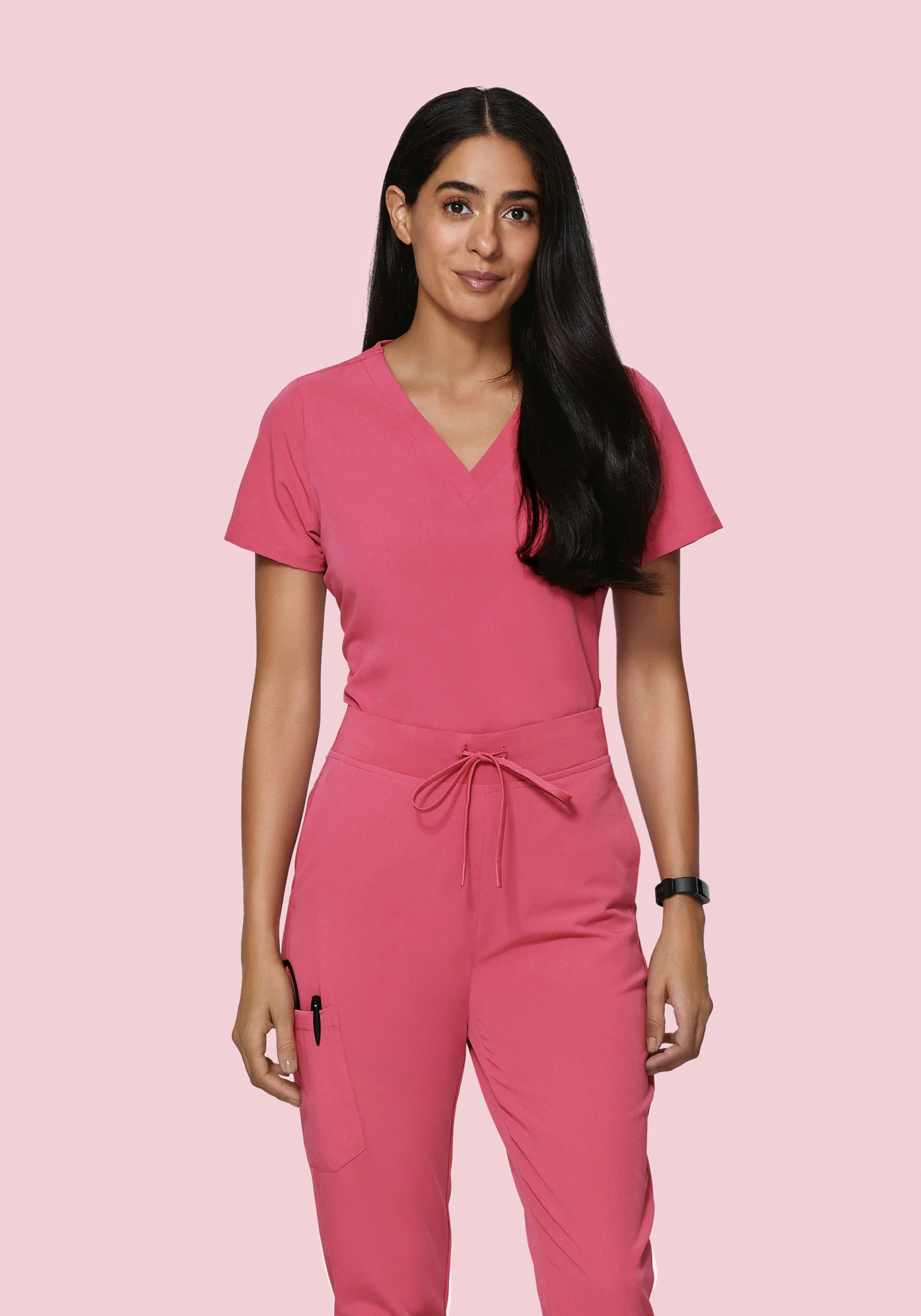 6 Pocket Top Jaipur Pink - Image 2