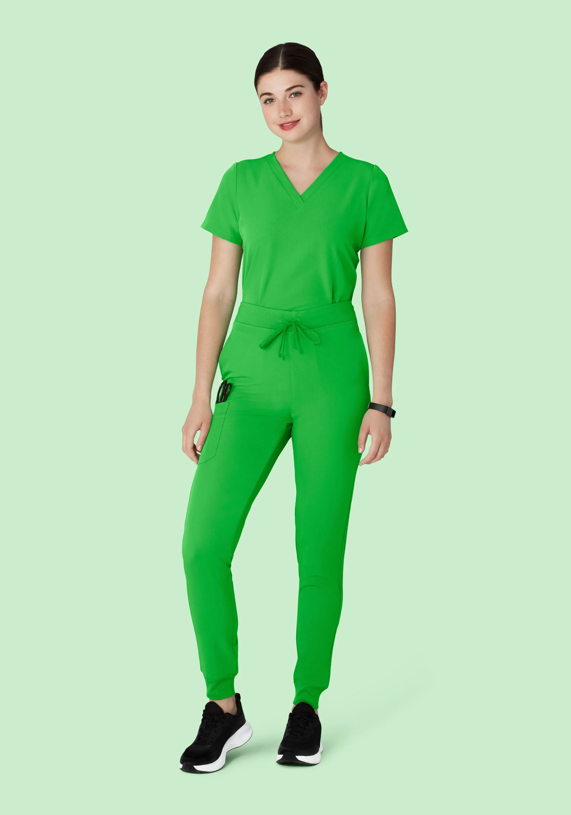 6 Pocket Top Kelly Green - Image 3