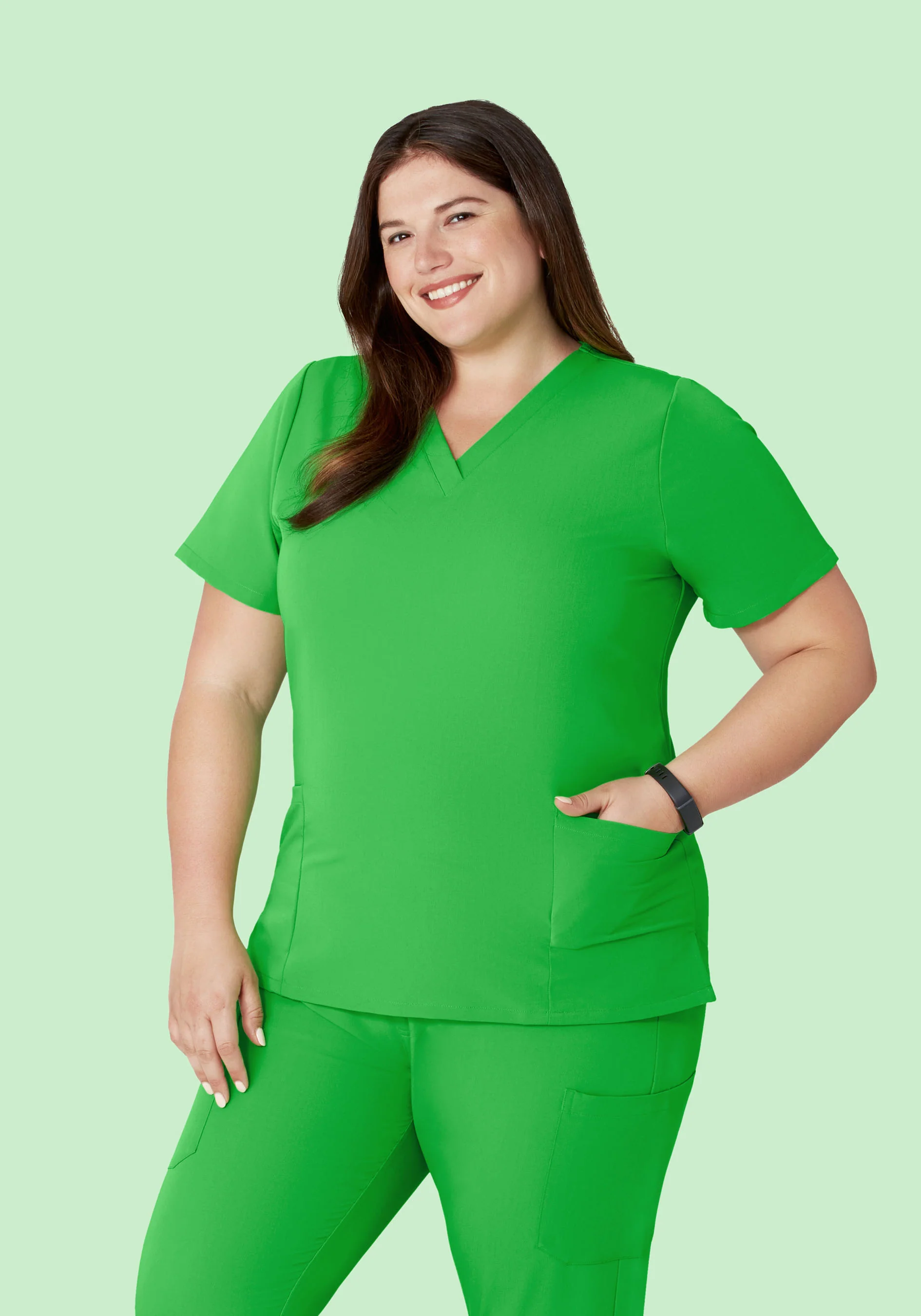 6 Pocket Top Kelly Green - Image 6