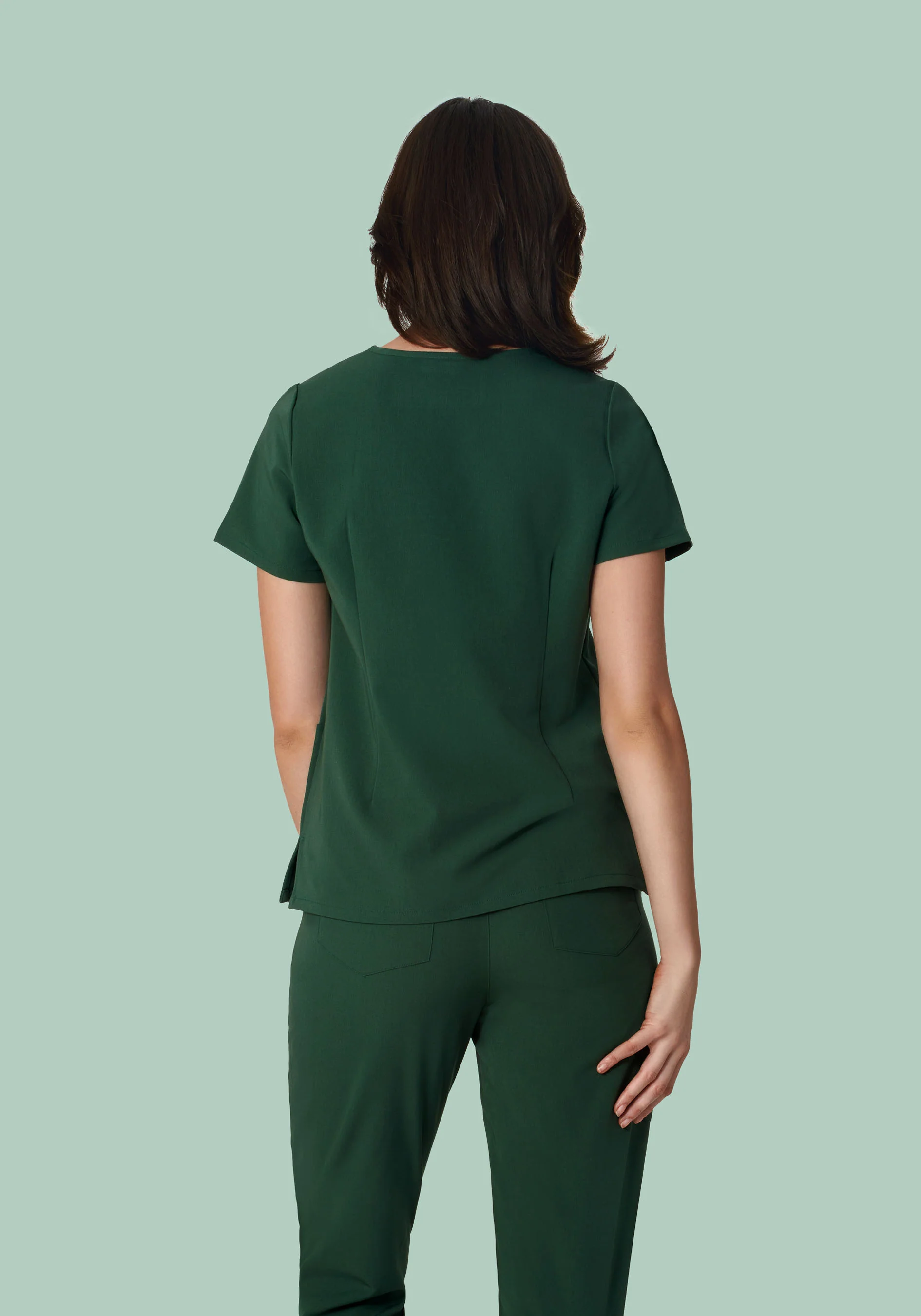 6 Pocket Top Midnight Green - Image 4
