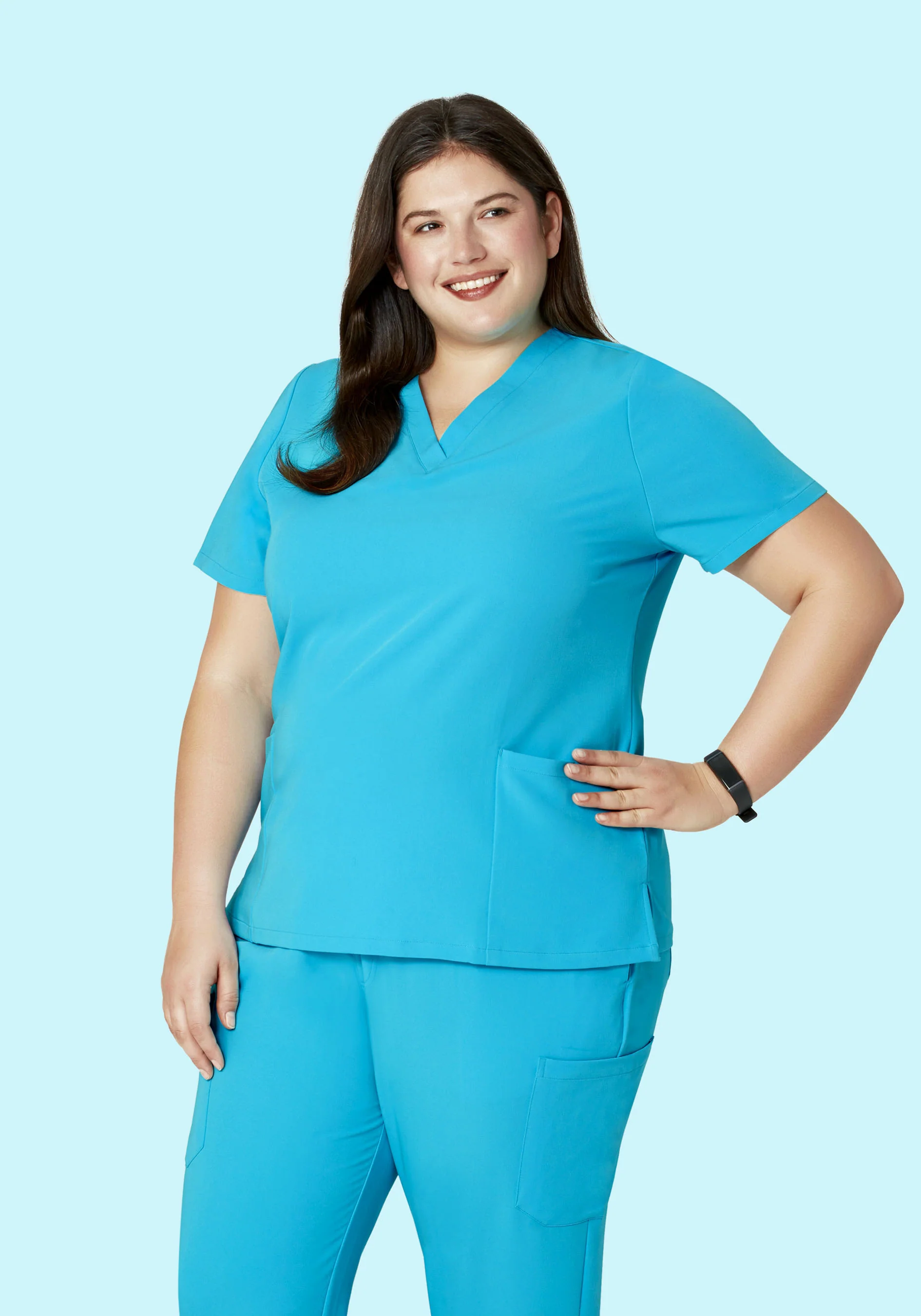 6 Pocket Top Pacific Blue - Image 5
