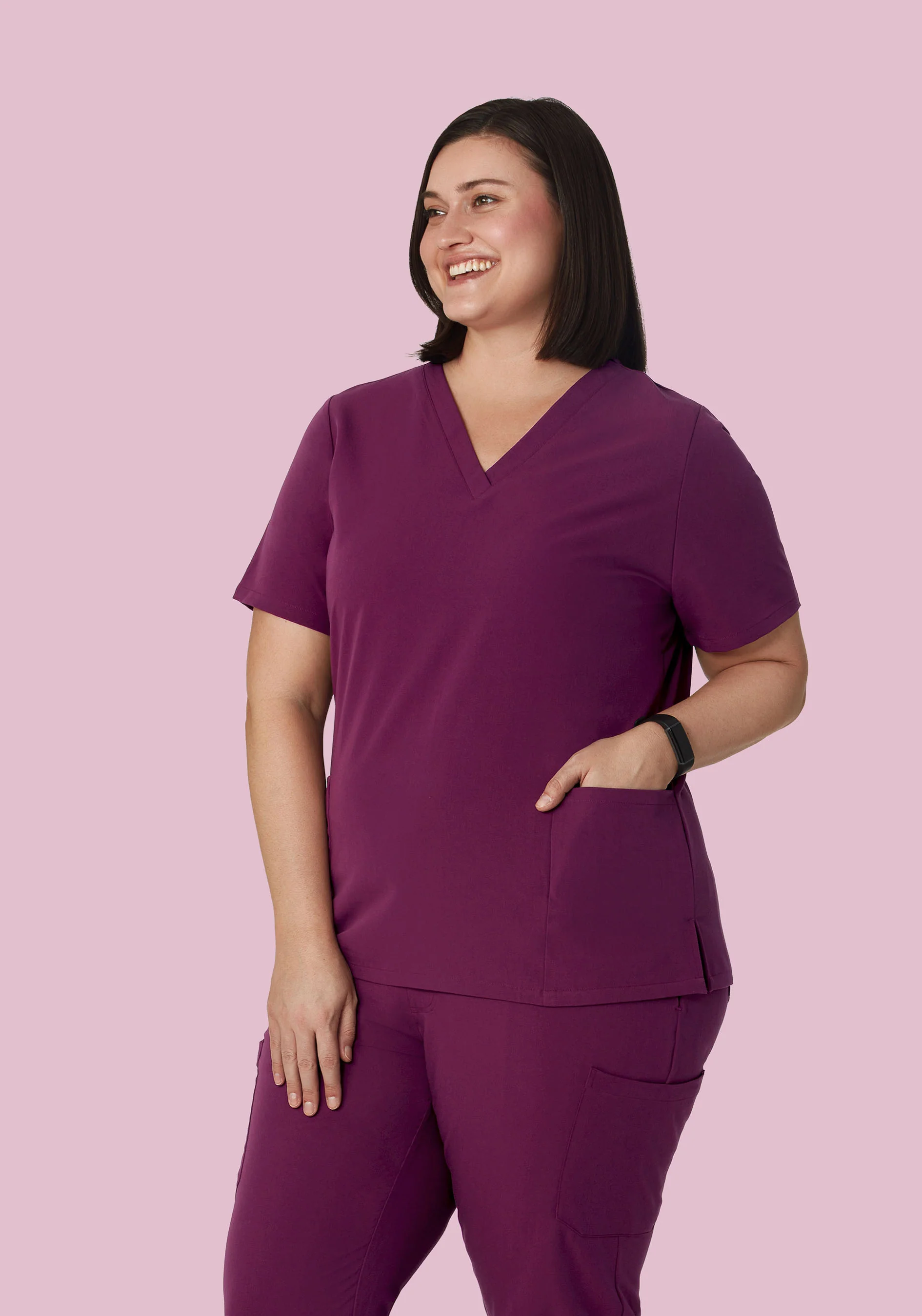 6 Pocket Top Plum - Image 5
