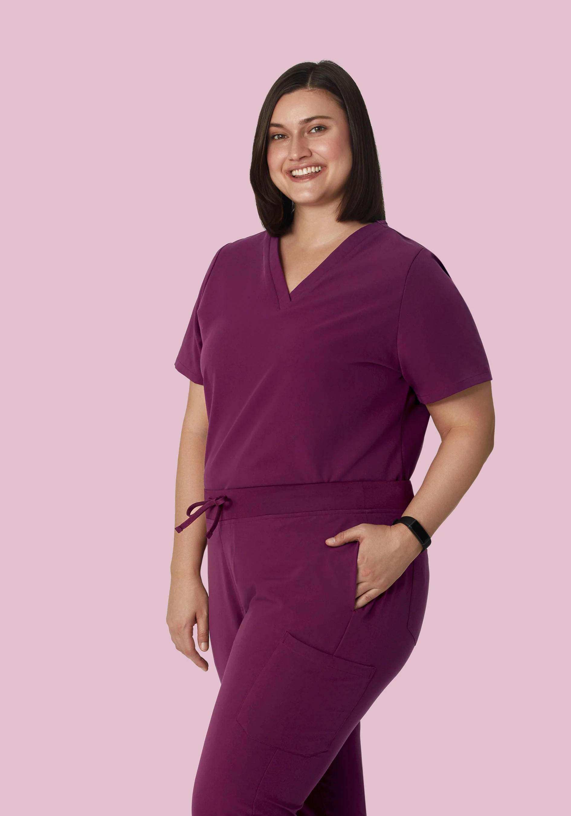6 Pocket Top Plum - Image 6