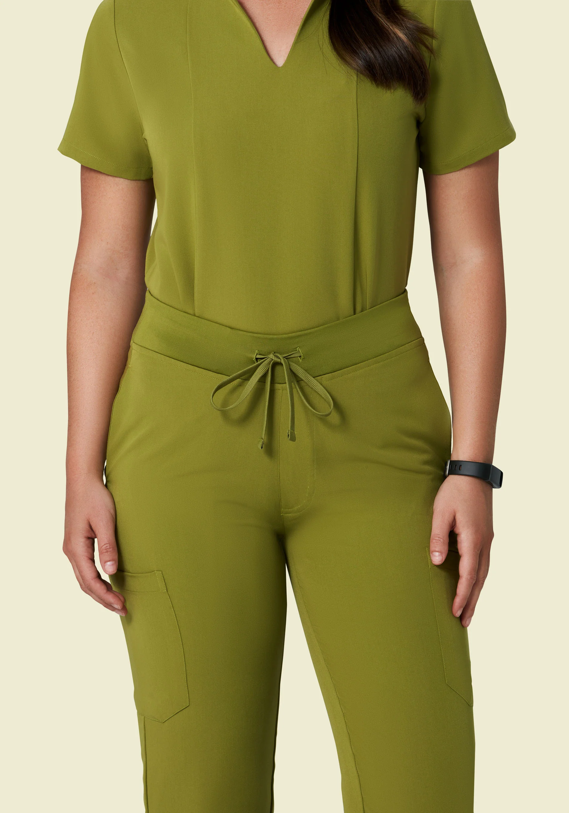 9 Pocket Cargo Pants Avocado - Image 3