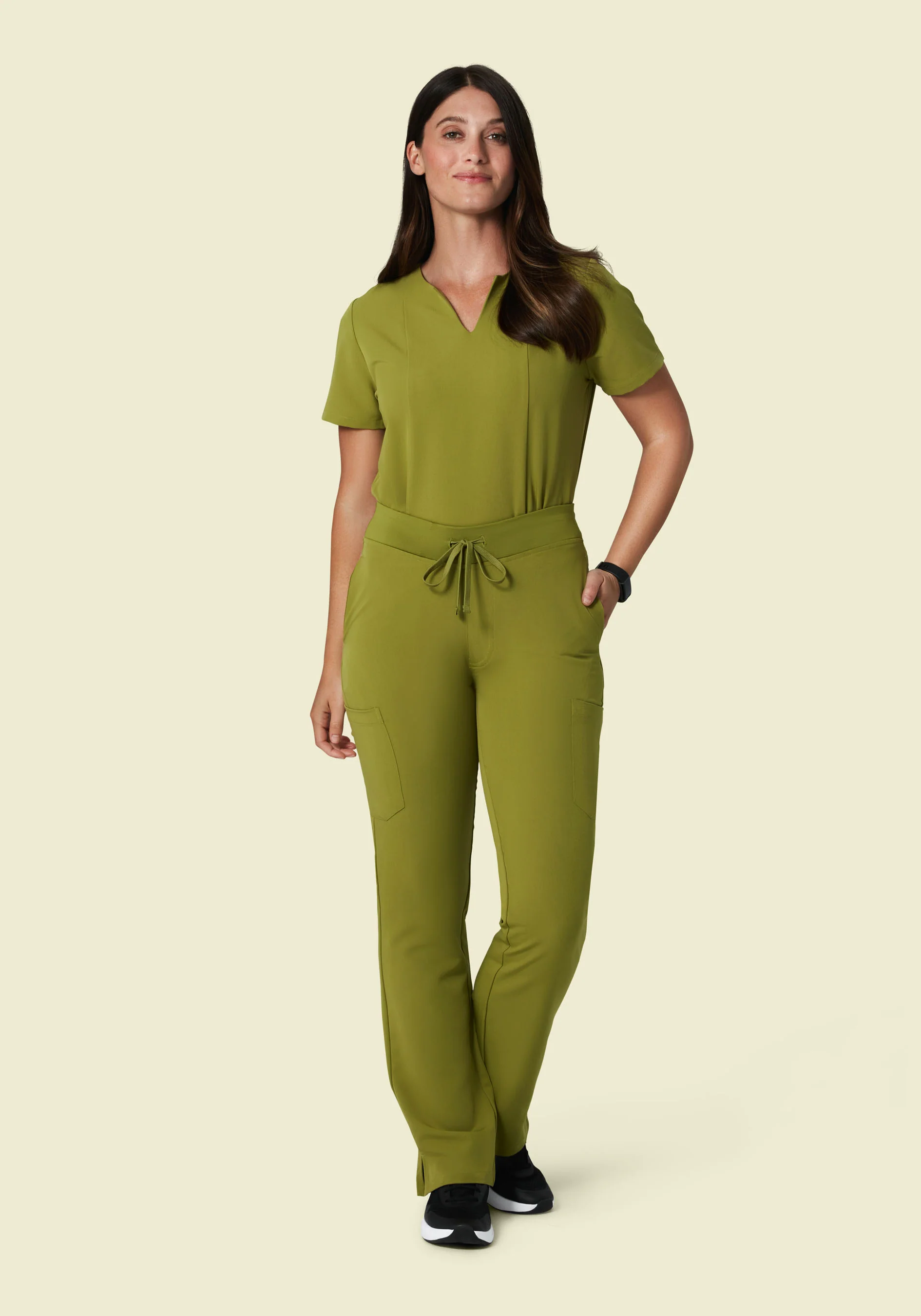 9 Pocket Cargo Pants Avocado - Image 5