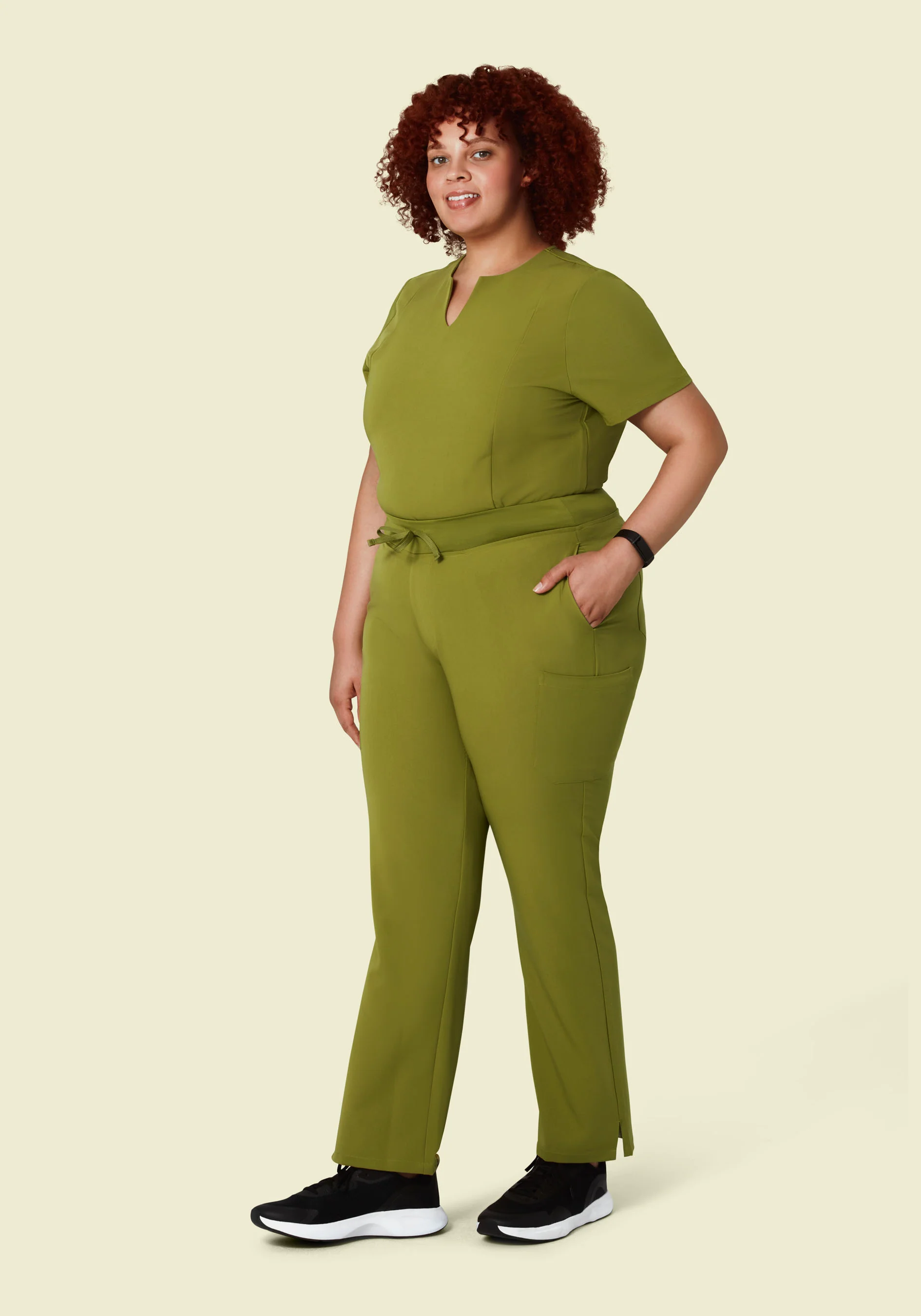 9 Pocket Cargo Pants Avocado - Image 7