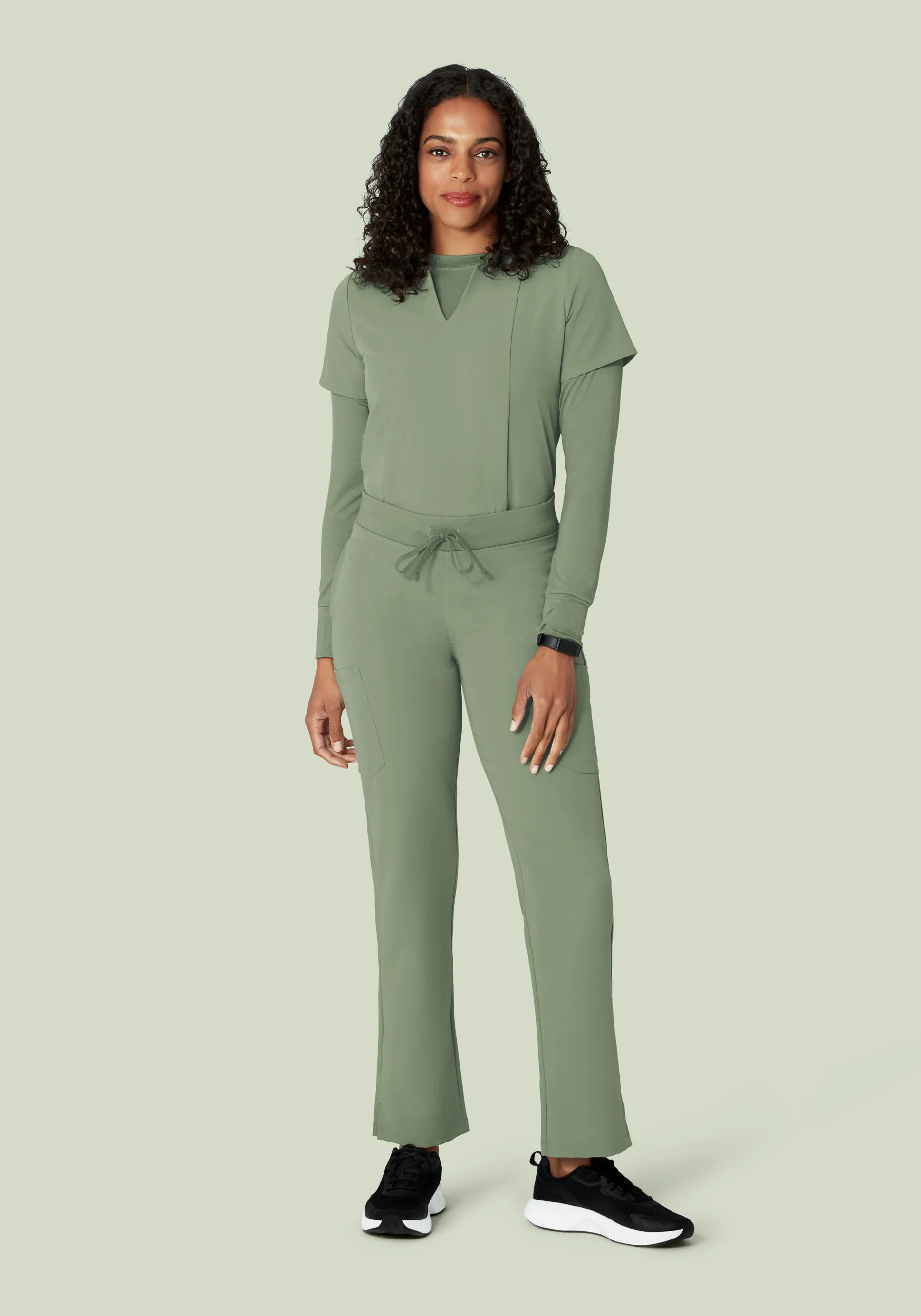 9 Pocket Cargo Pants Cool Sage - Image 5