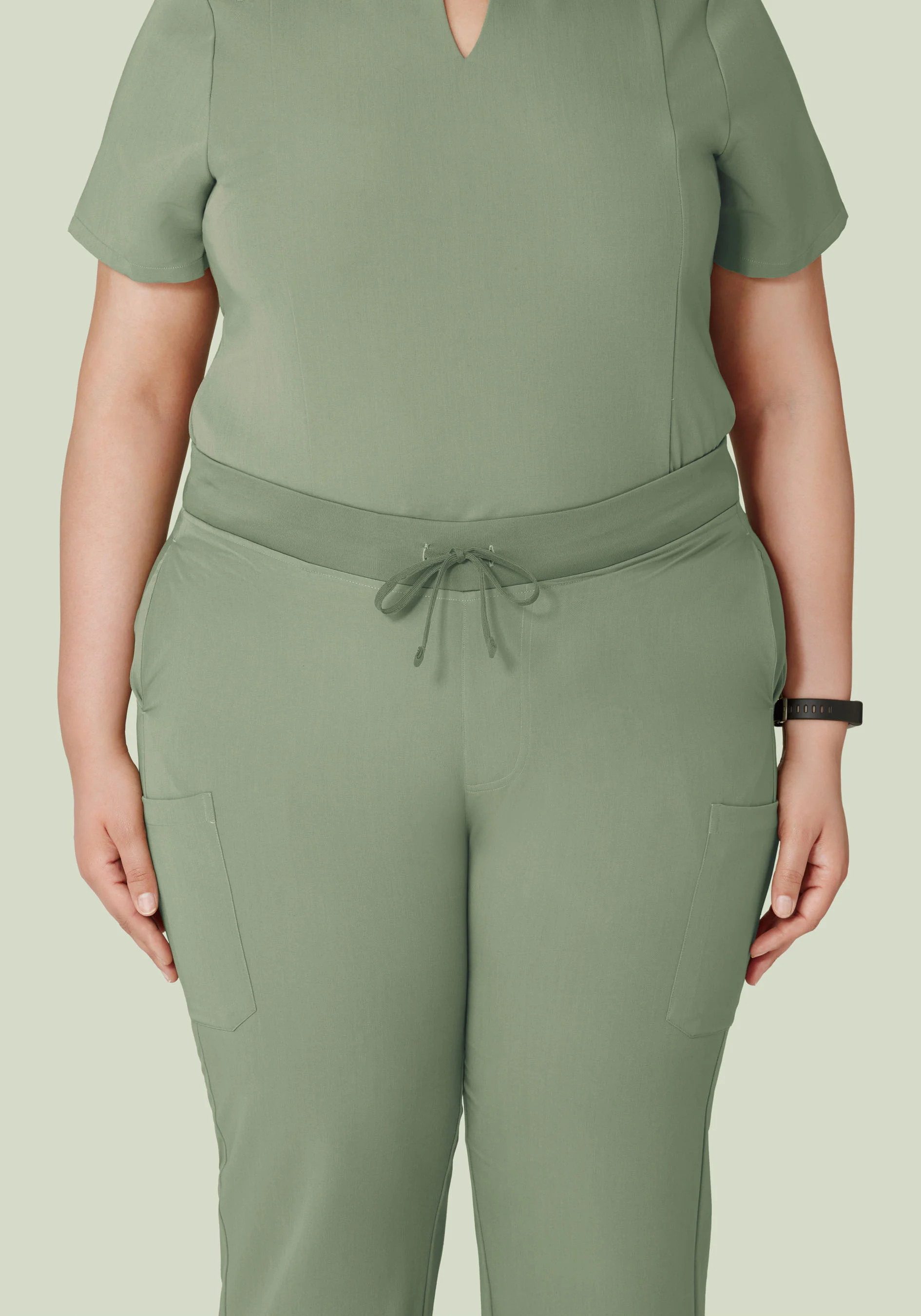 9 Pocket Cargo Pants Cool Sage - Image 7
