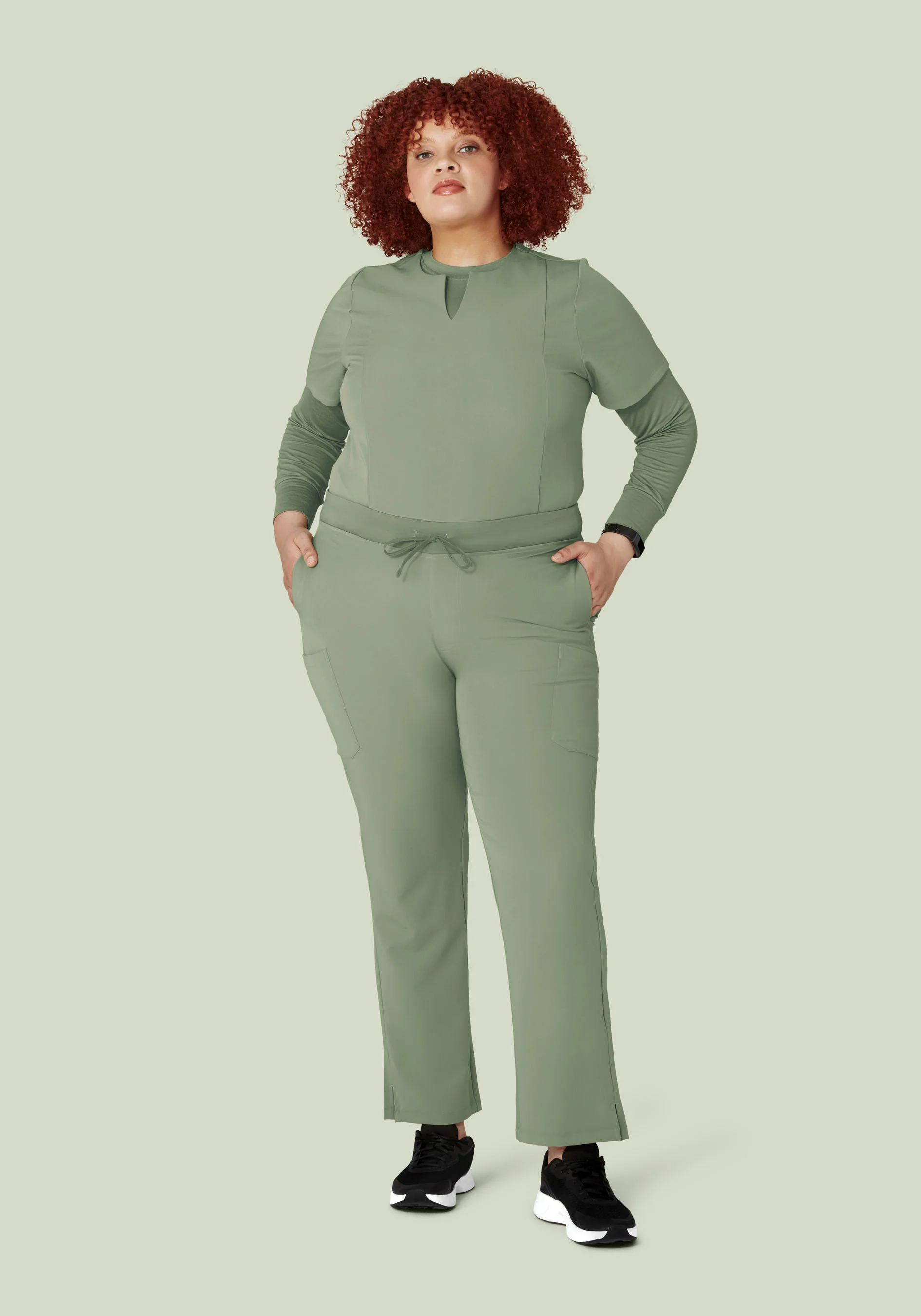 9 Pocket Cargo Pants Cool Sage - Image 8