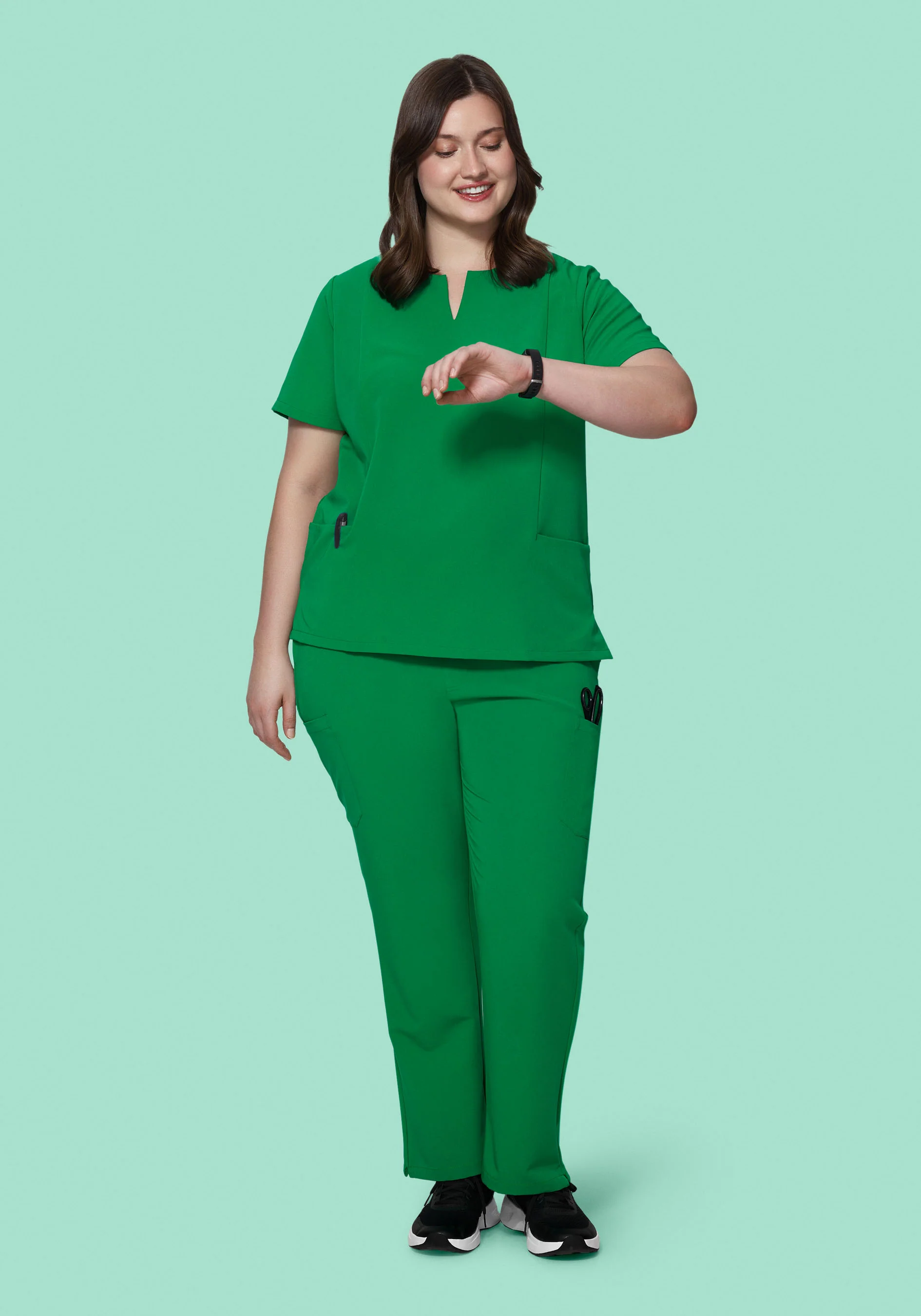 9 Pocket Cargo Pants Emerald - Image 5