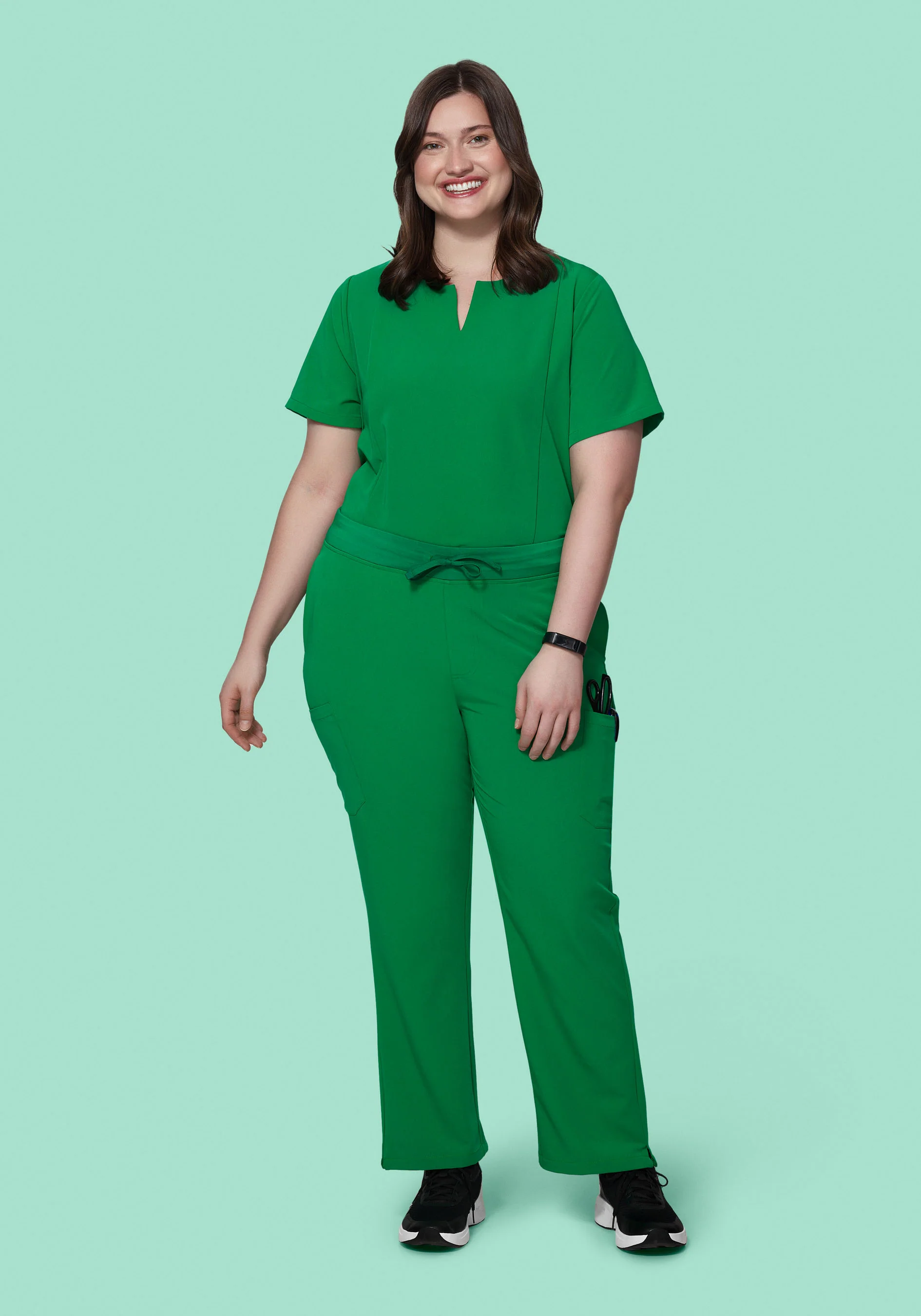 9 Pocket Cargo Pants Emerald - Image 6
