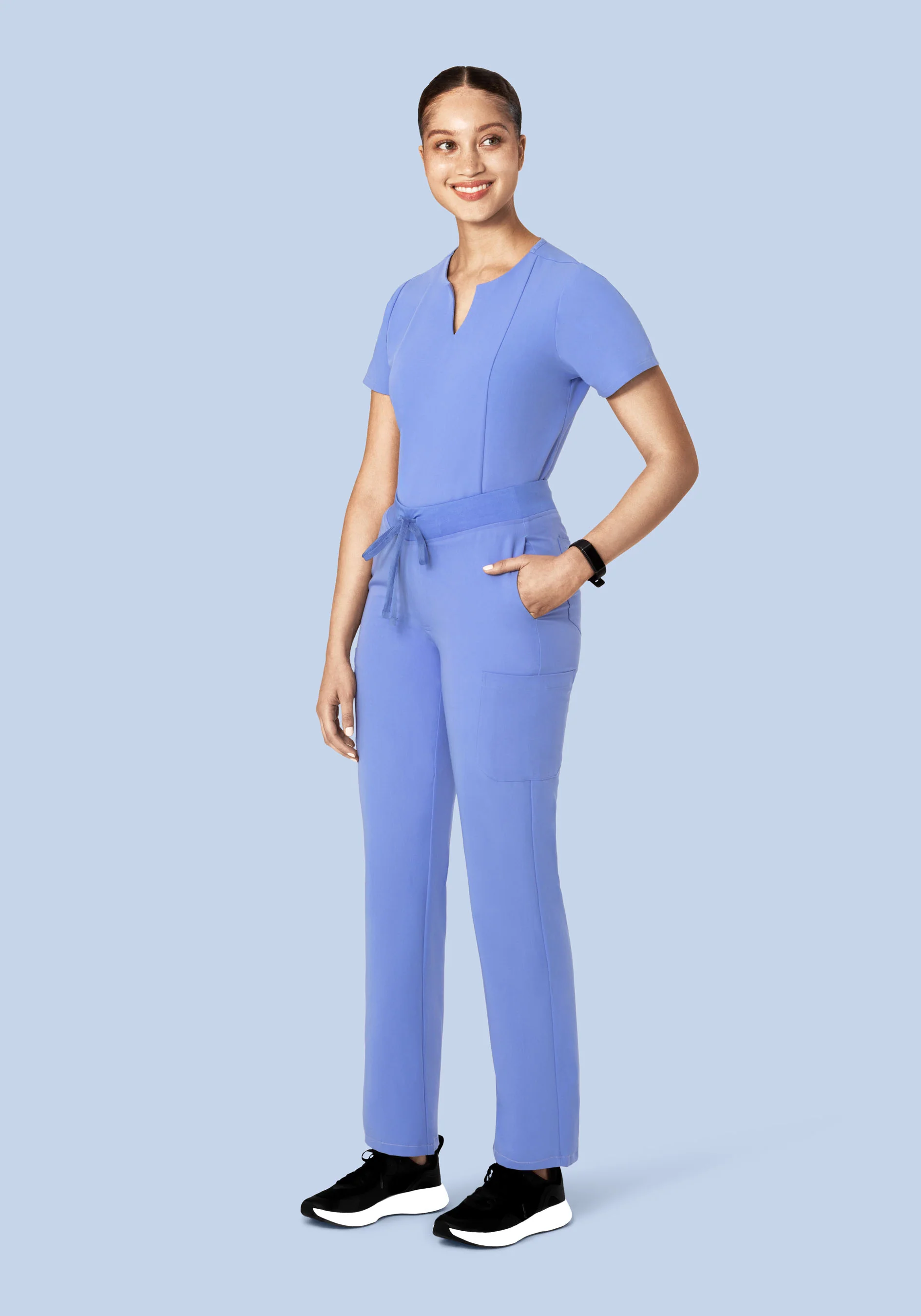 9 Pocket Cargo Pants French Blue - Image 6
