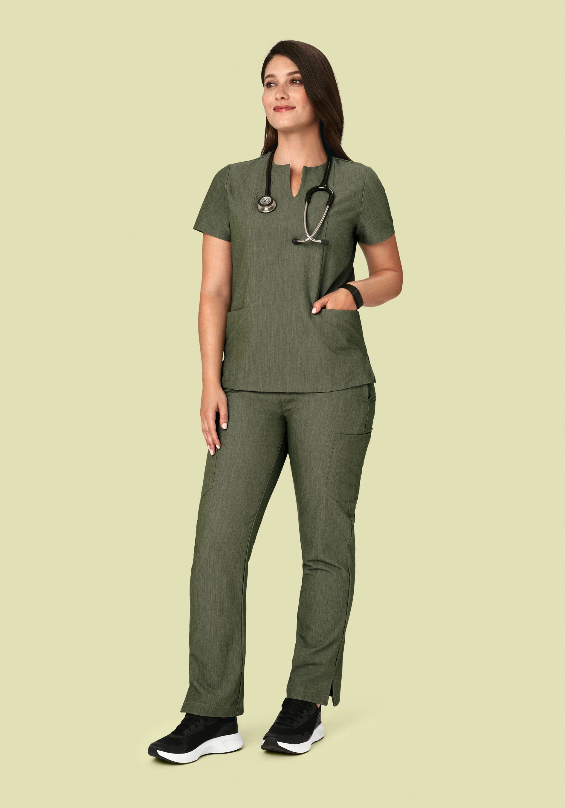 9 Pocket Cargo Pants Heather Olive - Image 5
